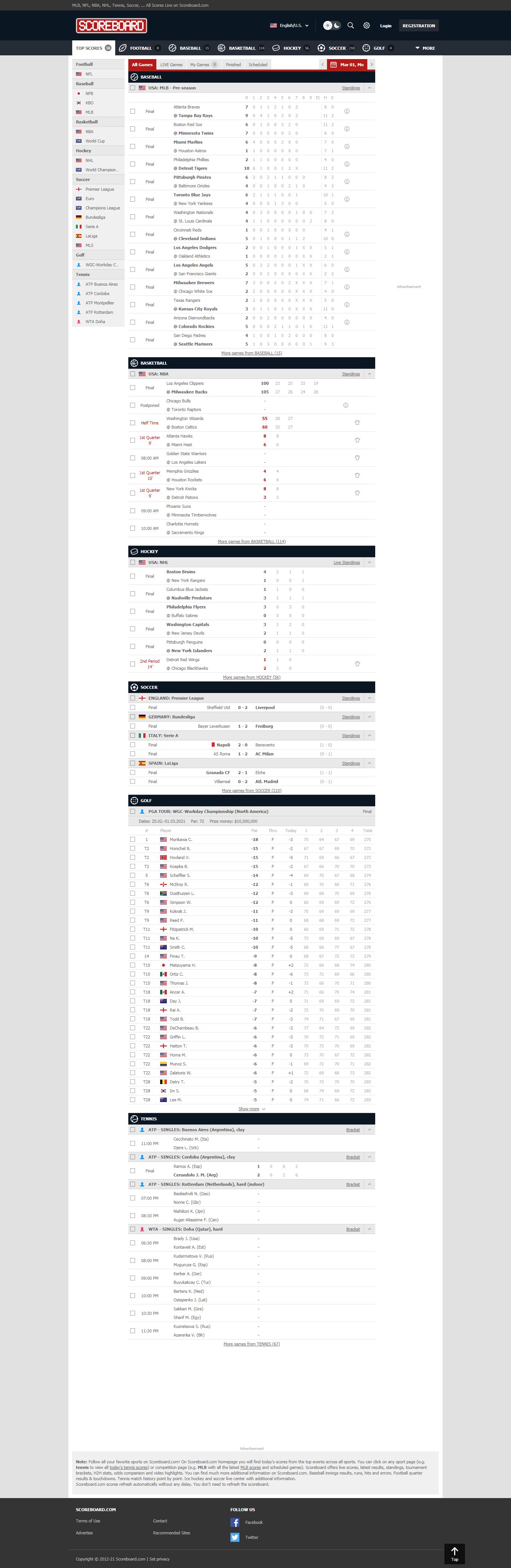 Thiết kế Website web trực tiếp bóng rổ - wwwscoreboardcom
