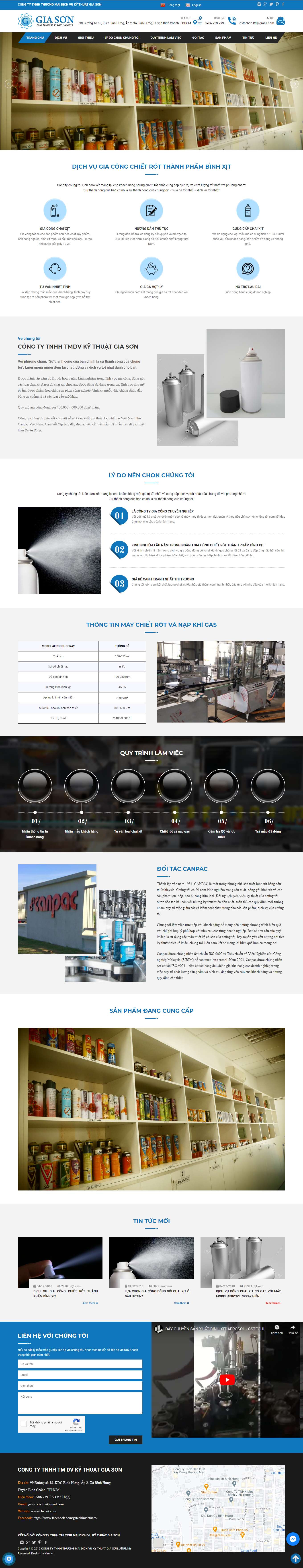 Thiết kế Website web bán nắp nhôm - chaixitcom