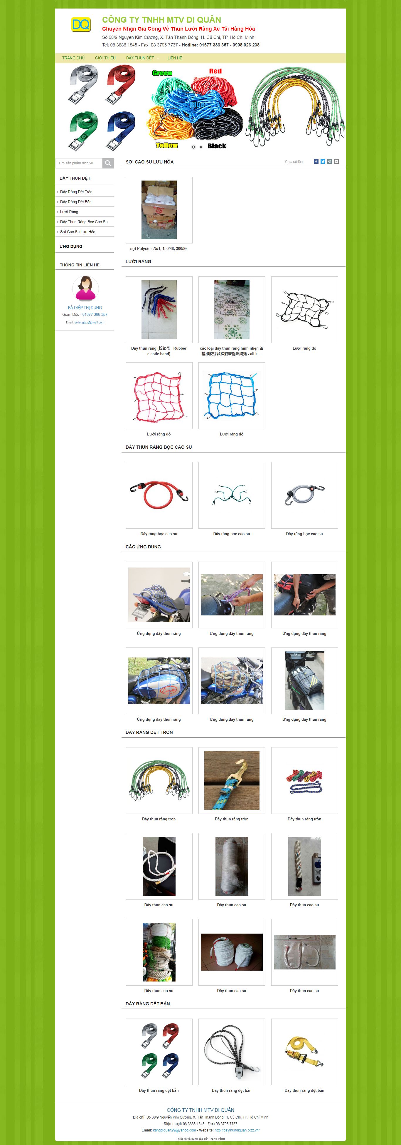 Thiết kế Website web dây thừng - daythundiquanbizzvn