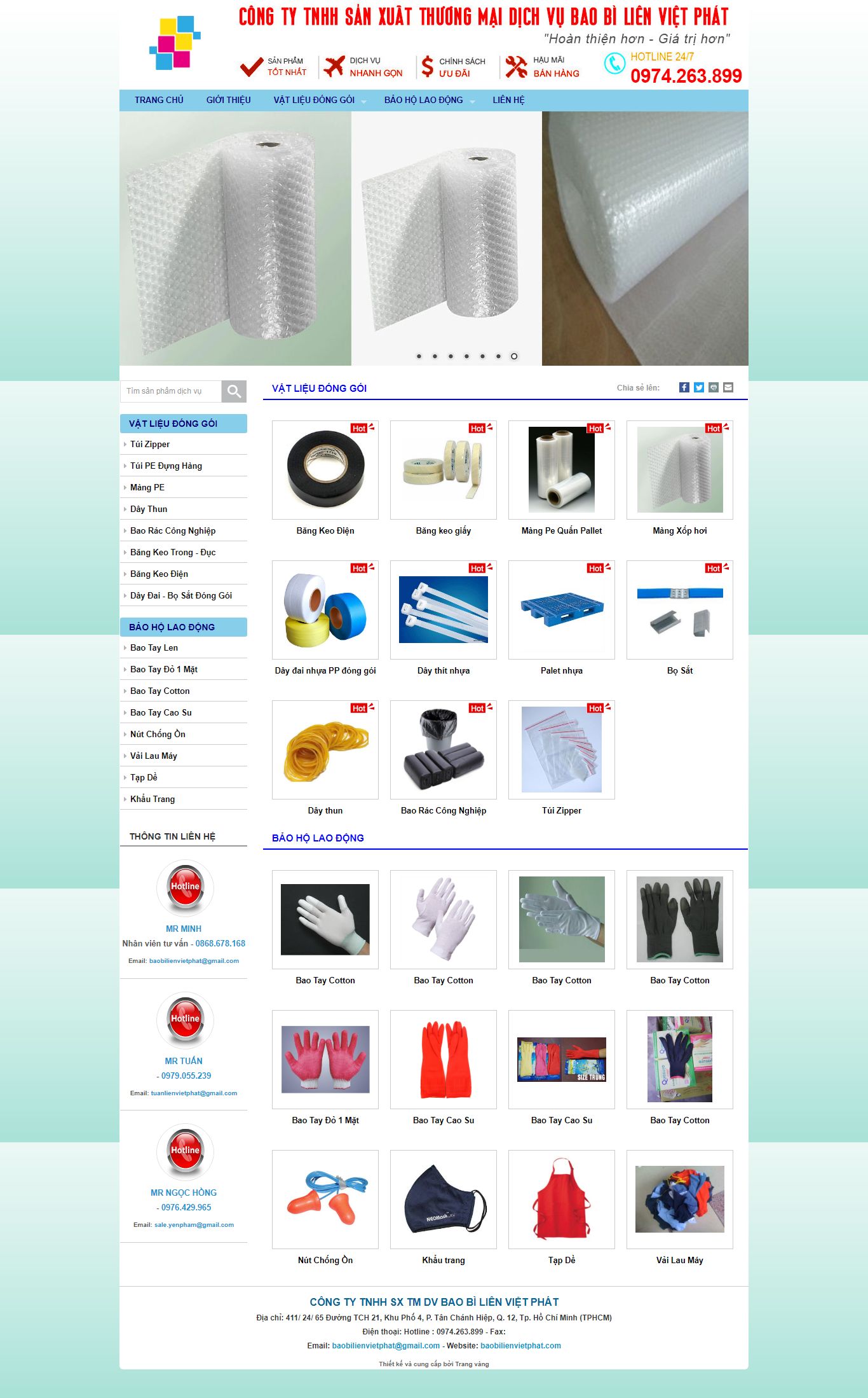 Thiết kế Website web bán dây đai - baobilienvietphatcom