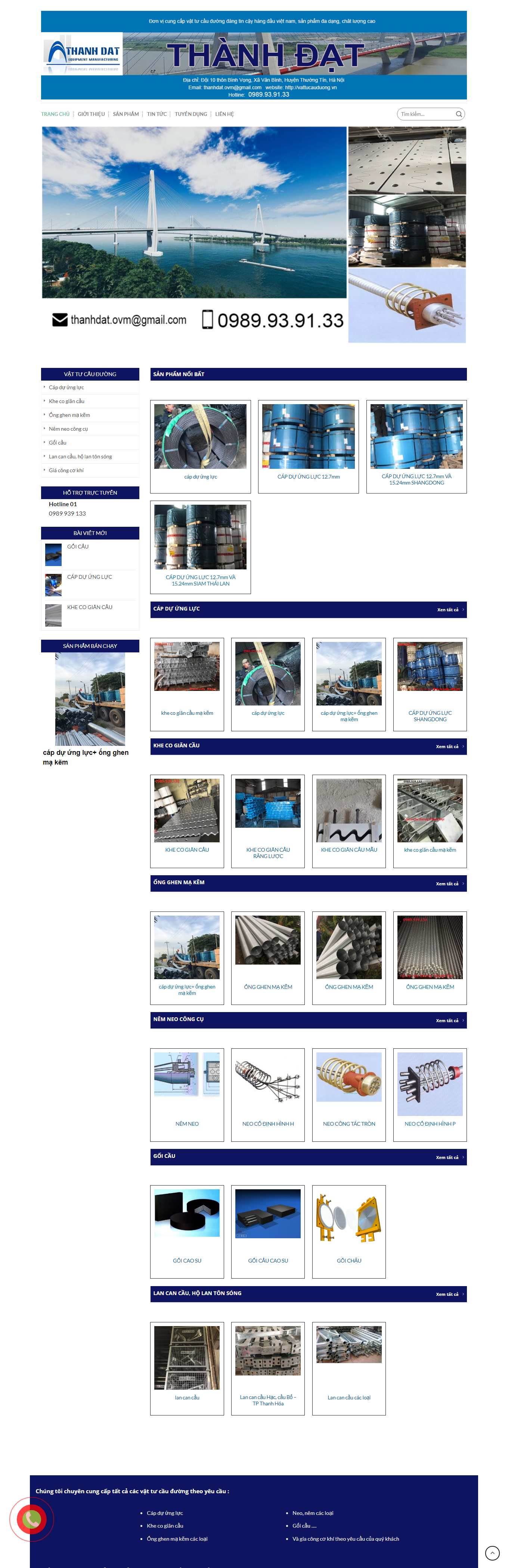 Thiết kế Website web đèn giao thông - vattucauduongvn