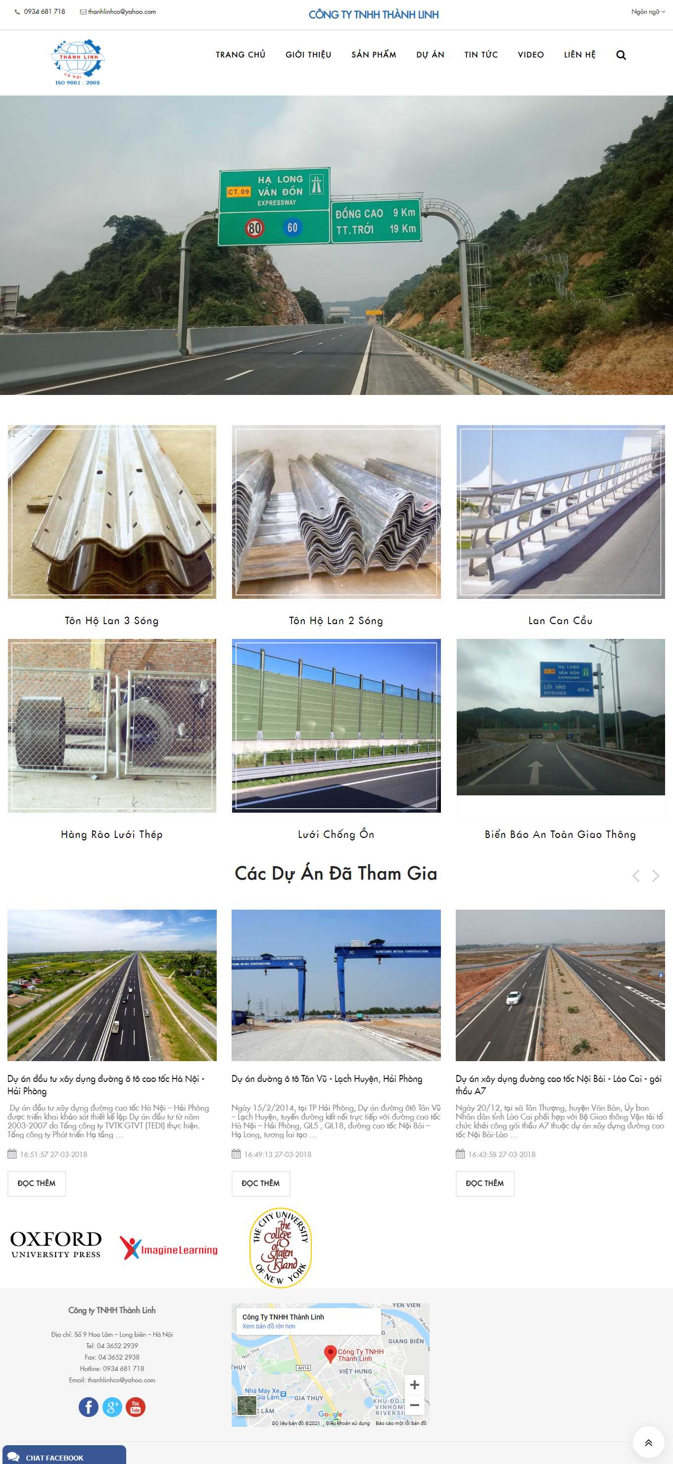 Thiết kế Website web đèn giao thông - thanhlinhvncom
