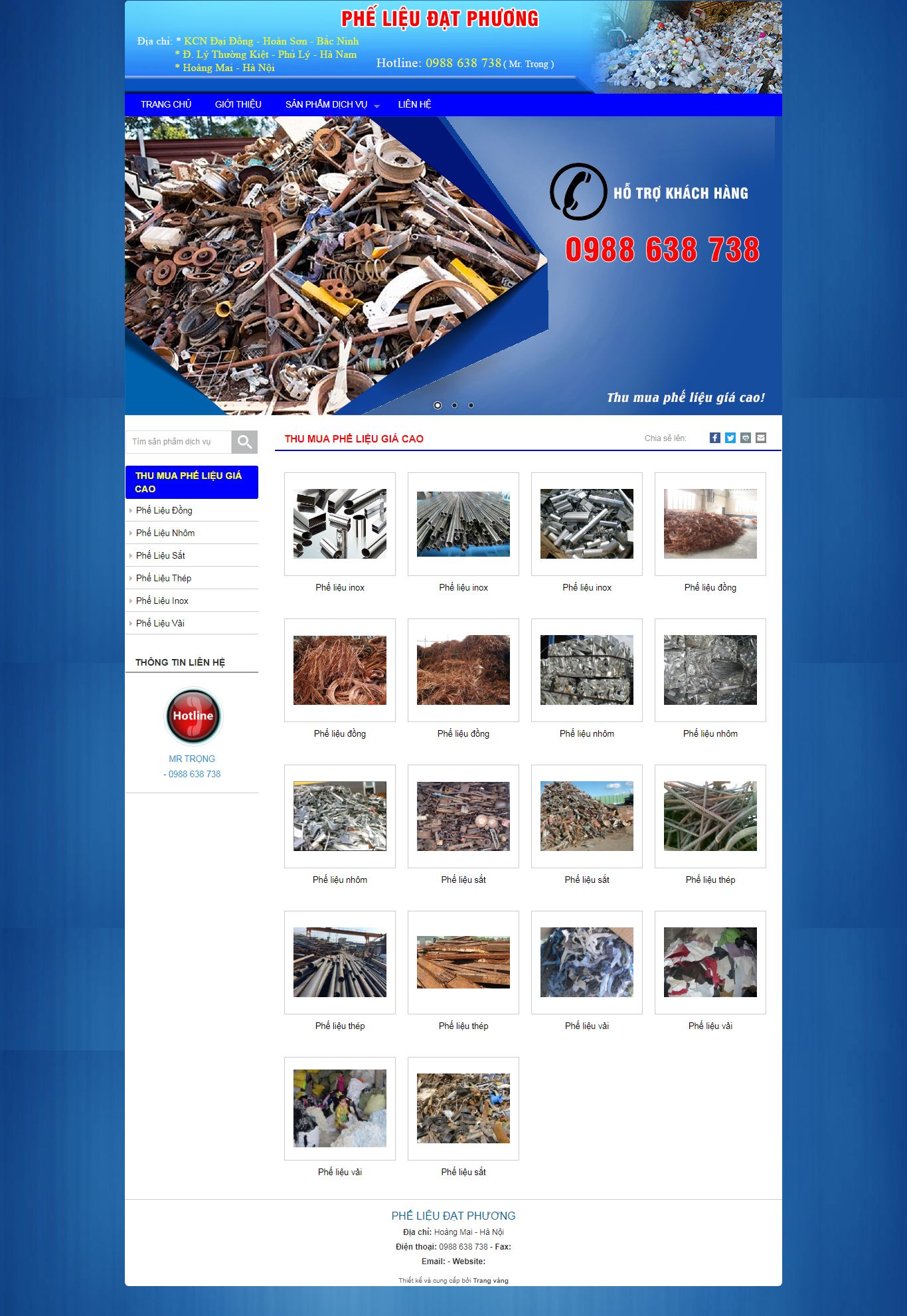 Thiết kế Website web bán ve trai - phelieudatphuongcom