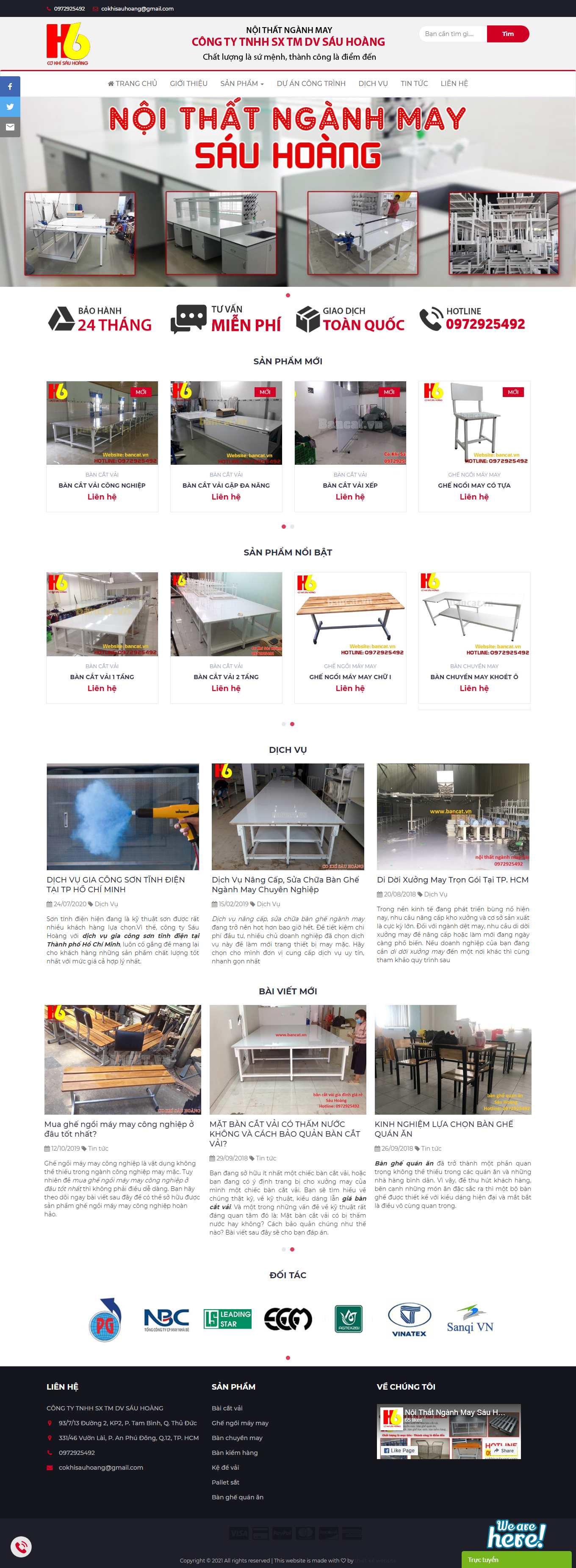 Thiết kế Website web bán pallet sắt - bancatvn
