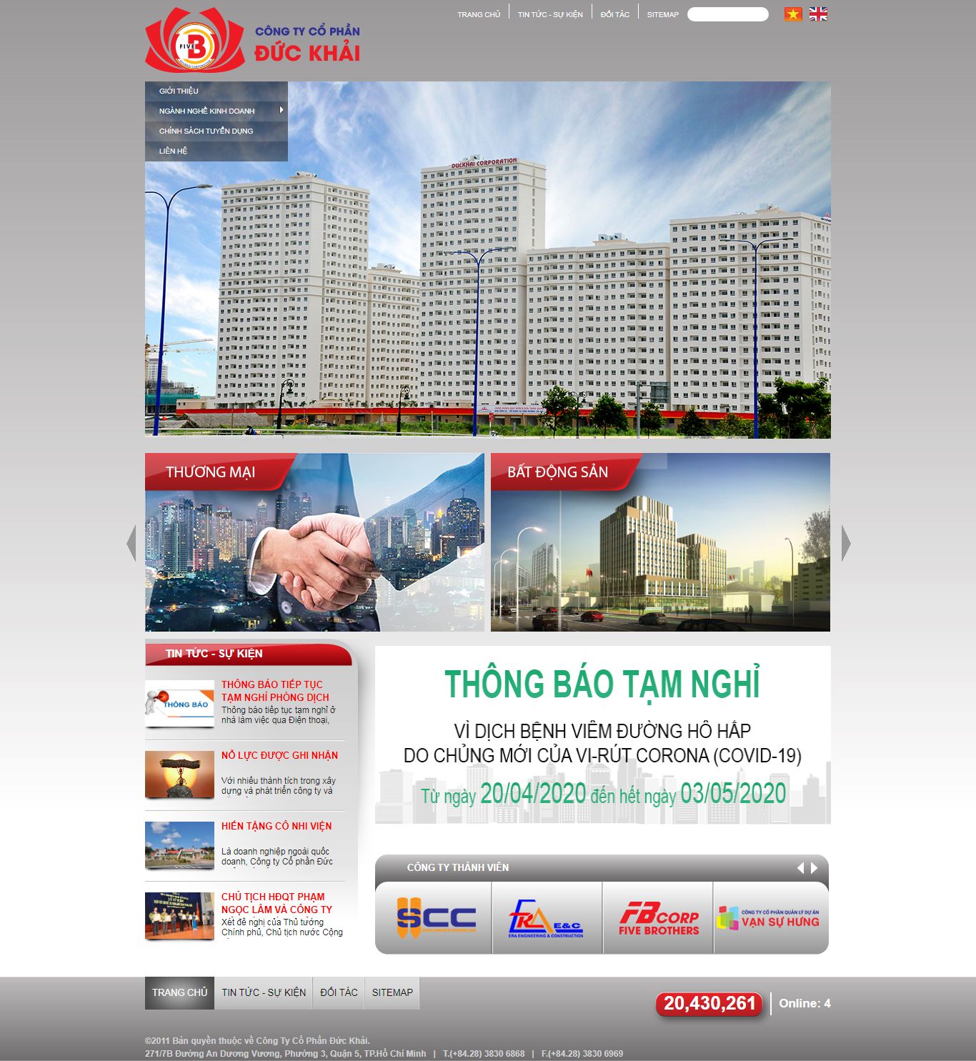 Thiết kế Website web dịch vụ trông xe - duckhaicomvn