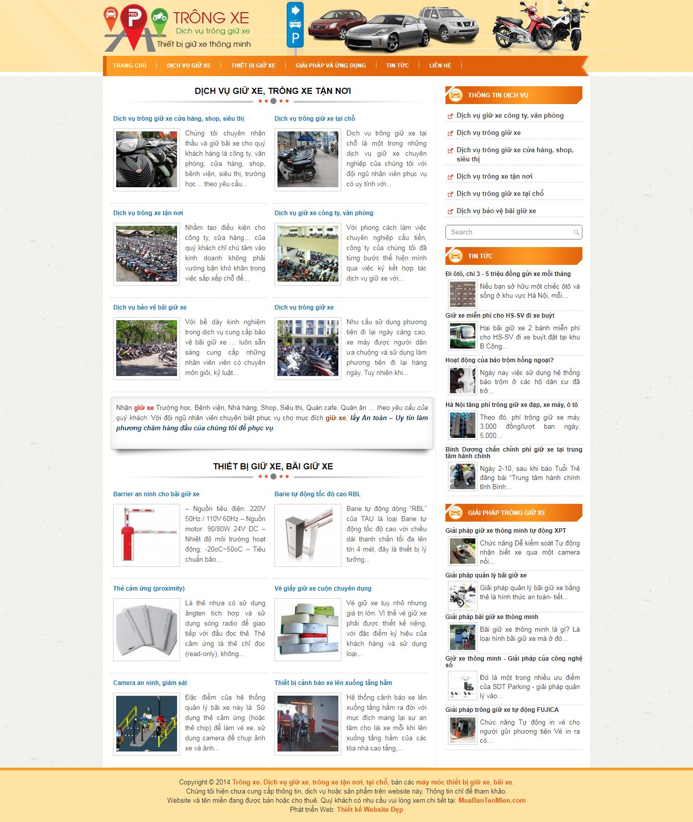 Thiết kế Website web bán máy hàn - wwwtrongxecom