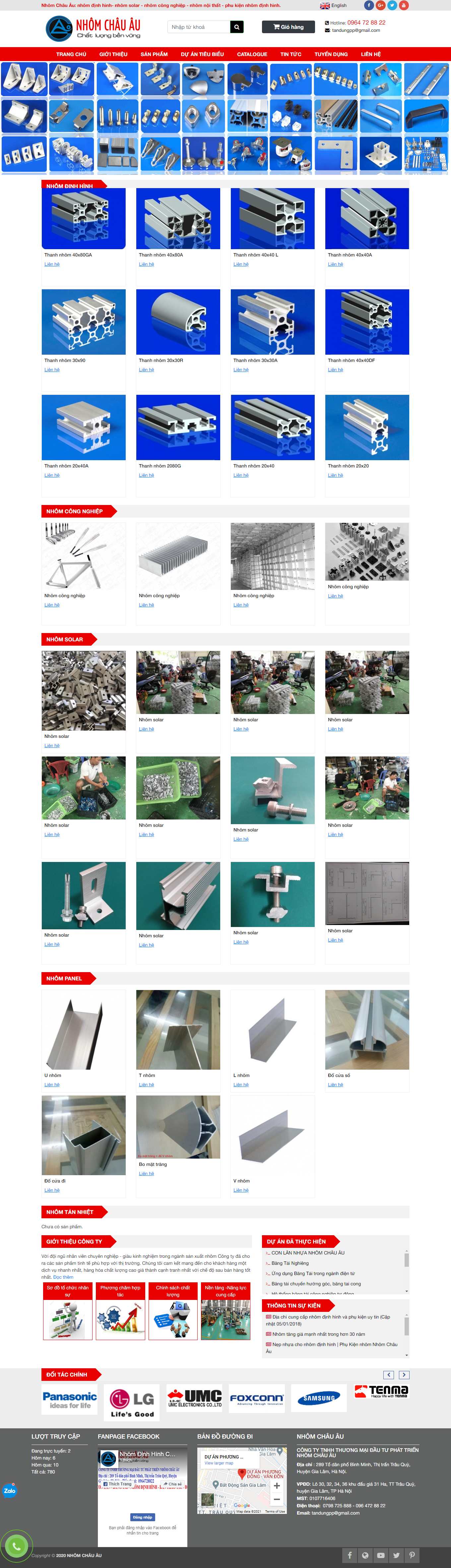 Thiết kế Website web bán băng tải - nhomdinhhinhcacom