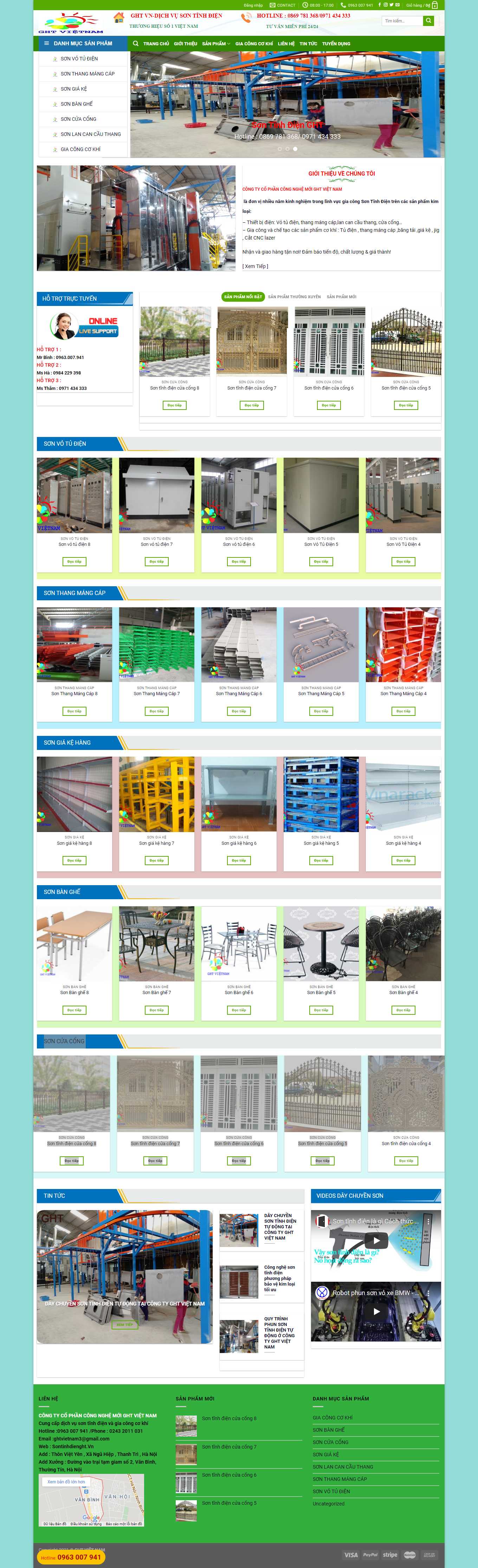 Thiết kế Website web bán balo laptop - sontinhdienghtvn