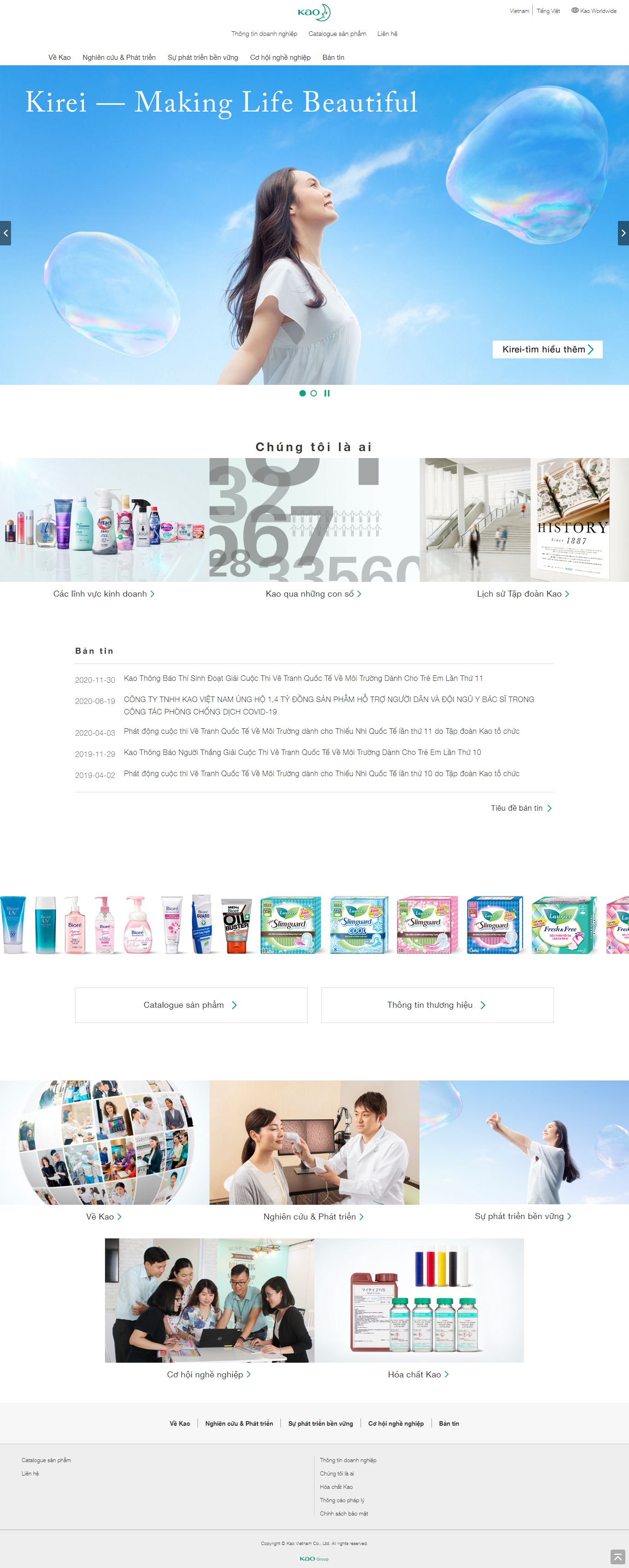 Thiết kế Website web bán bỉm người lớn - wwwkaocom