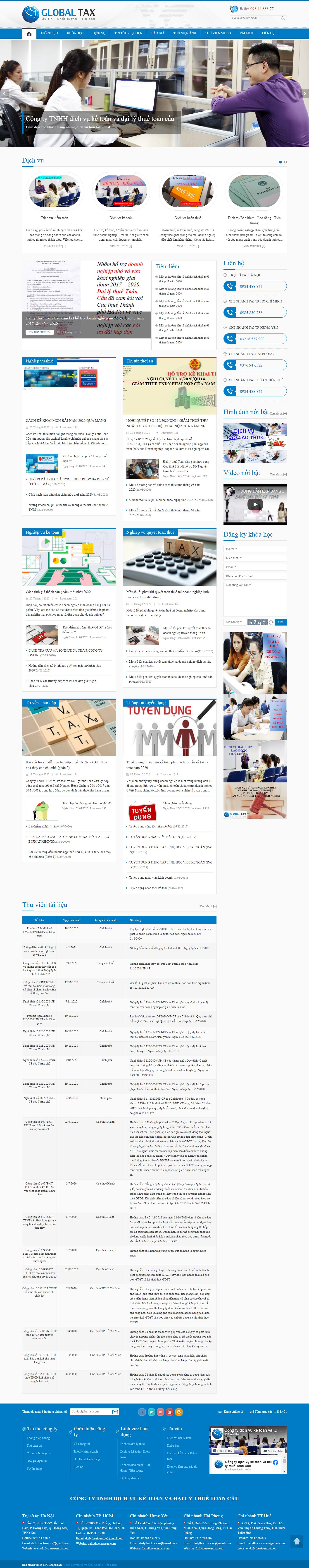 Thiết kế Website web cho vay tín dụng - dailythuetoancaucom