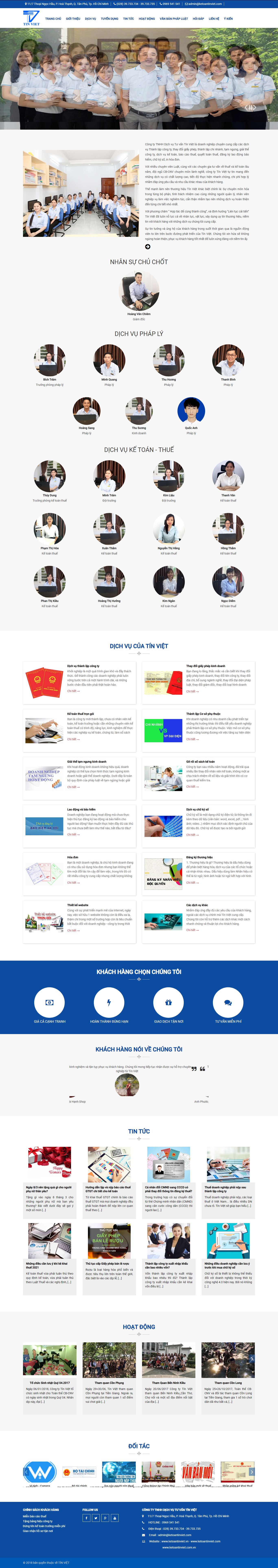 [hocketoanthuchanh] Thiết kế Website web dịch vụ kế toán - ketoantinvietvn