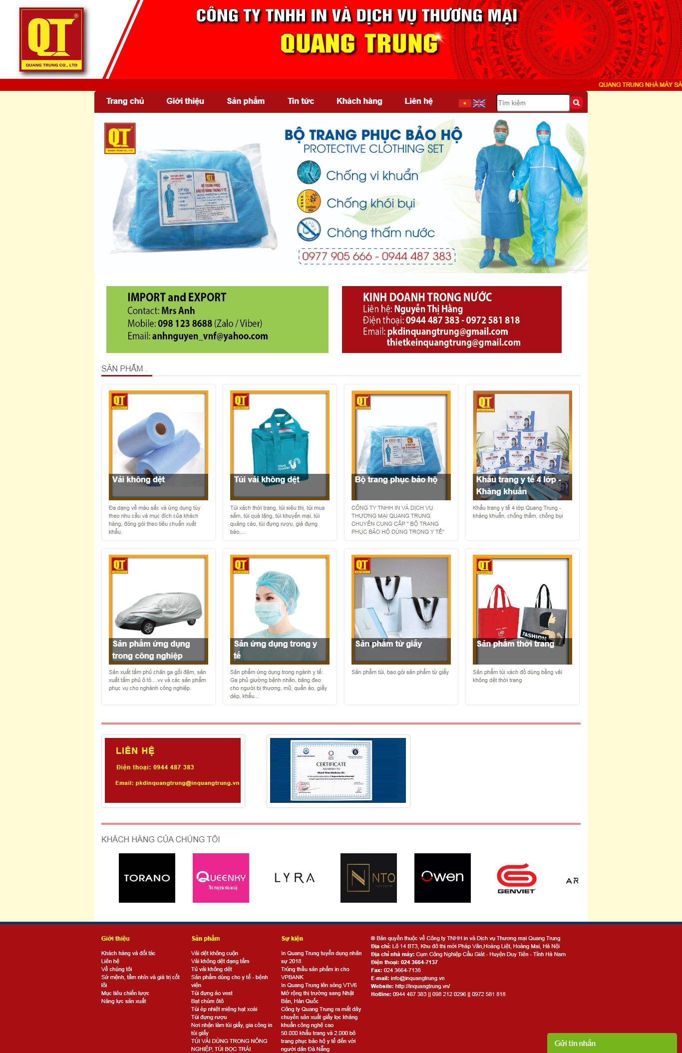 Thiết kế Website web lưu trữ dữ liệu - inquangtrungvn