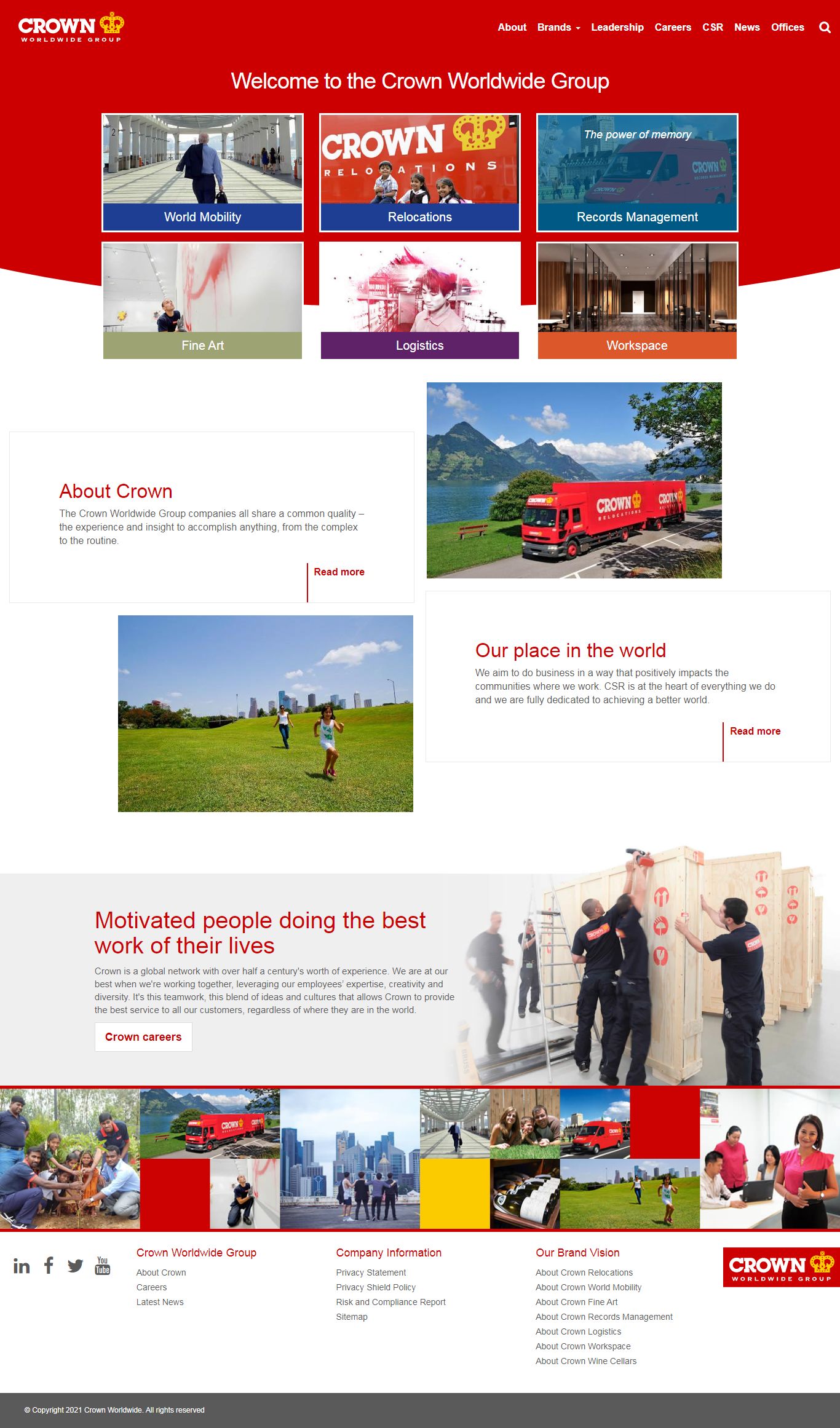 Thiết kế Website web lưu trữ dữ liệu - wwwcrownworldwidecom