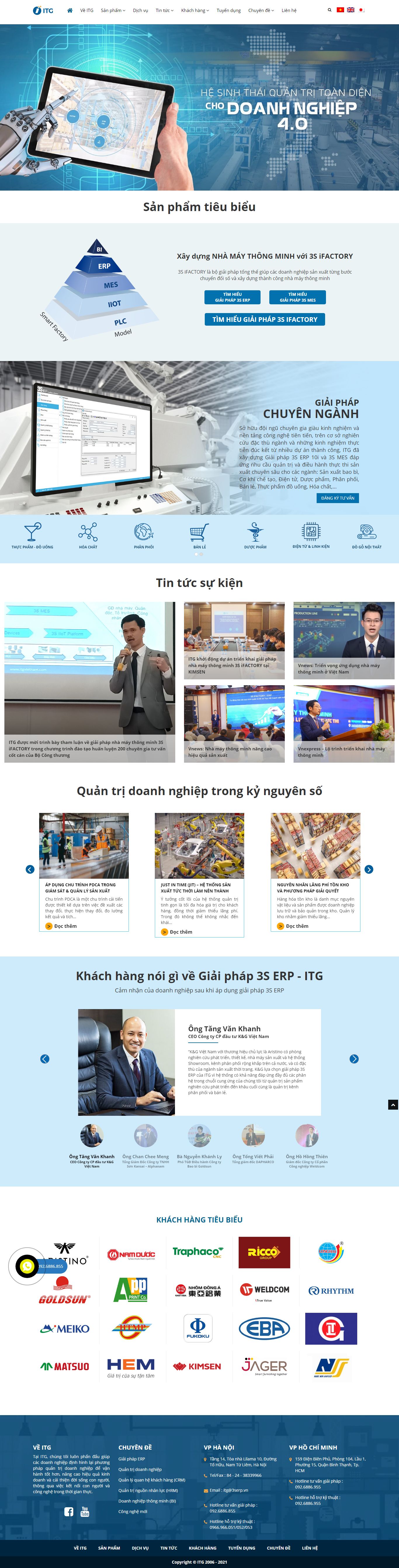 Thiết kế Website web quản lý sản phẩm - wwwitgvietnamcom