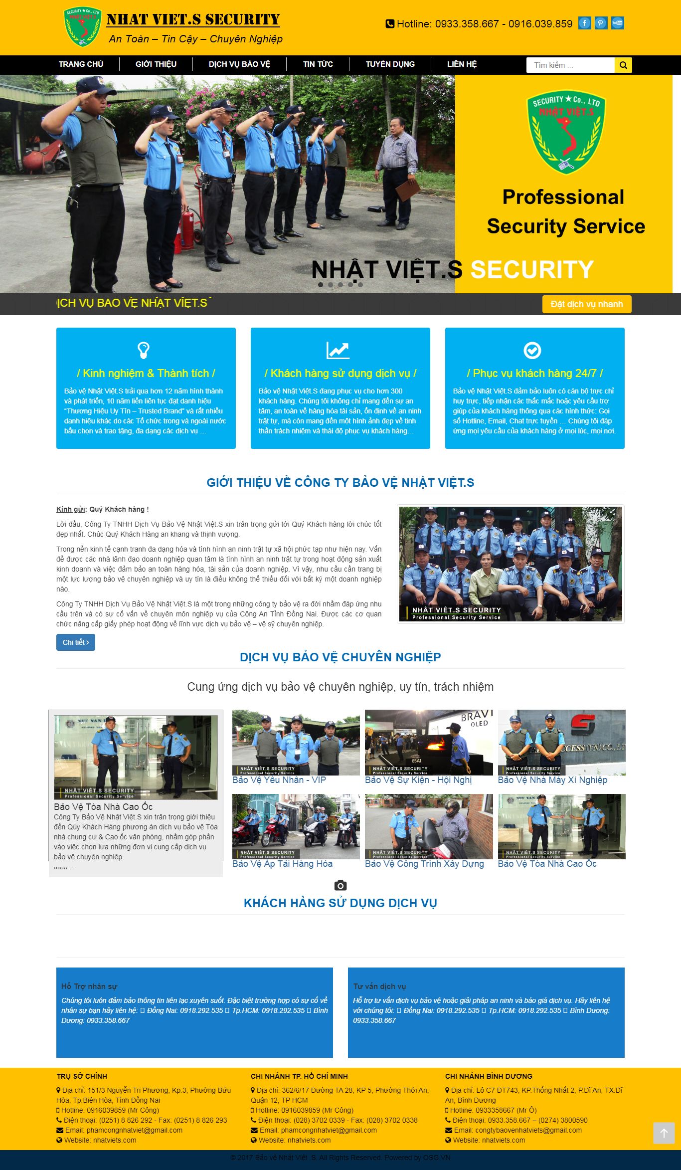 Thiết kế Website web dịch vụ đào tạo - nhatvietscom