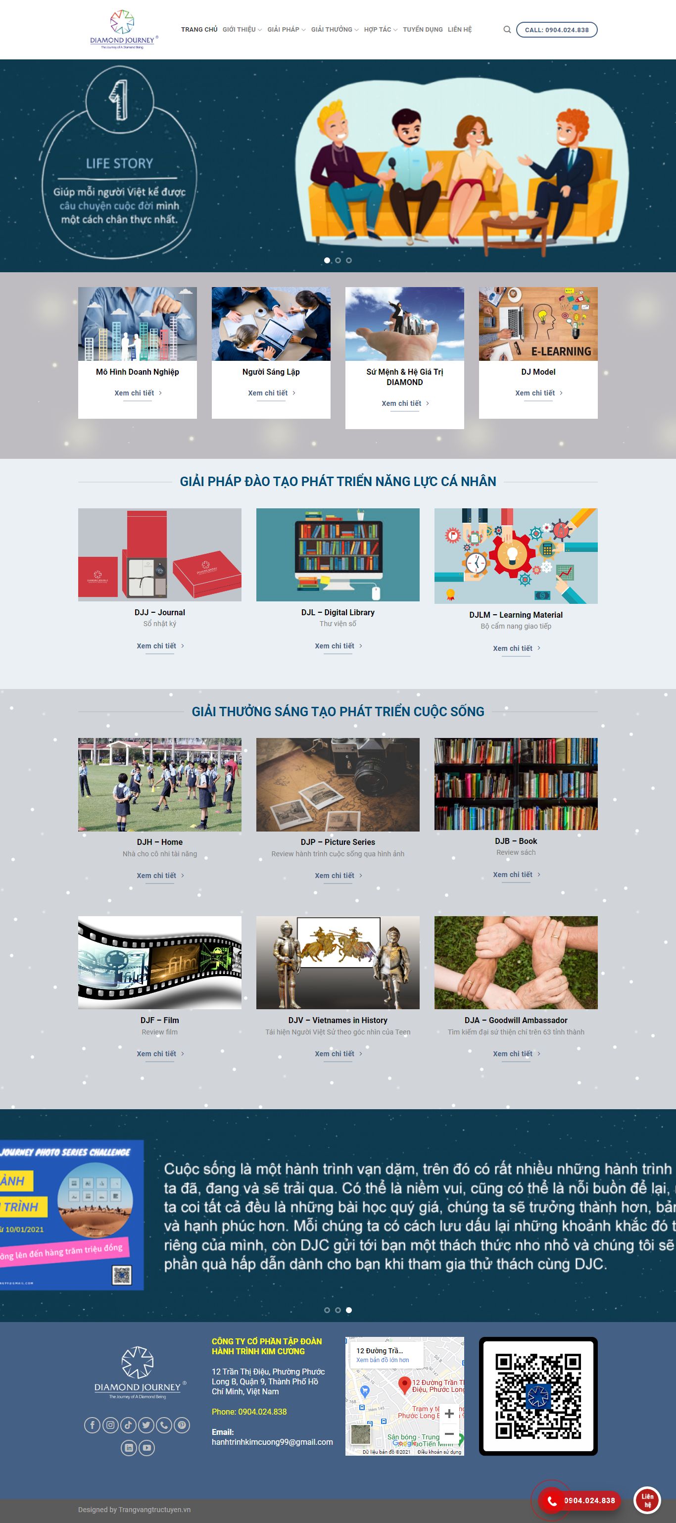 Thiết kế Website web bán Pallet giấy - wwwprojectsdjcvn