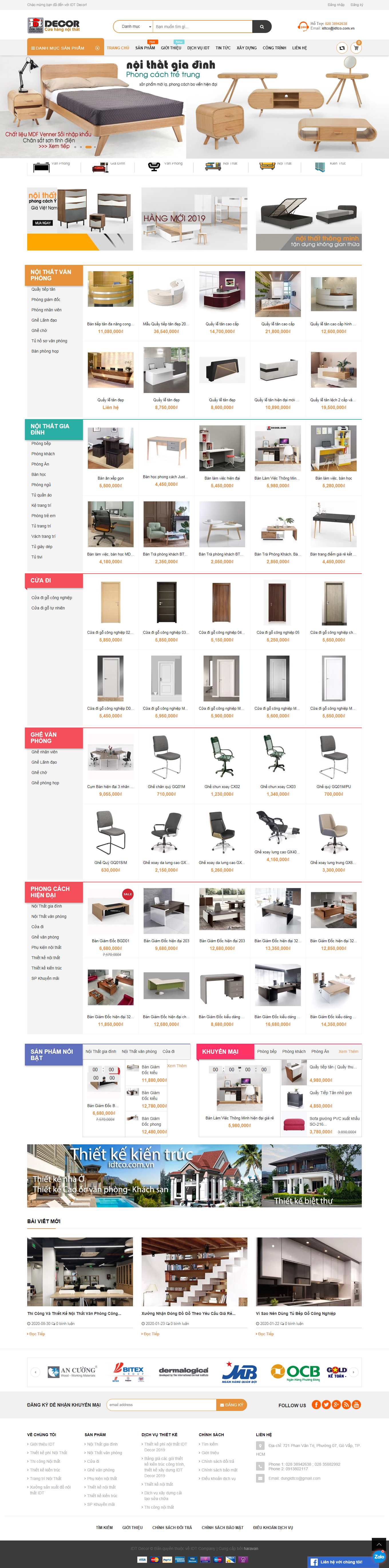 [kientruchathanh] Thiết kế Website Web kiến trúc - wwwidtdecorcom