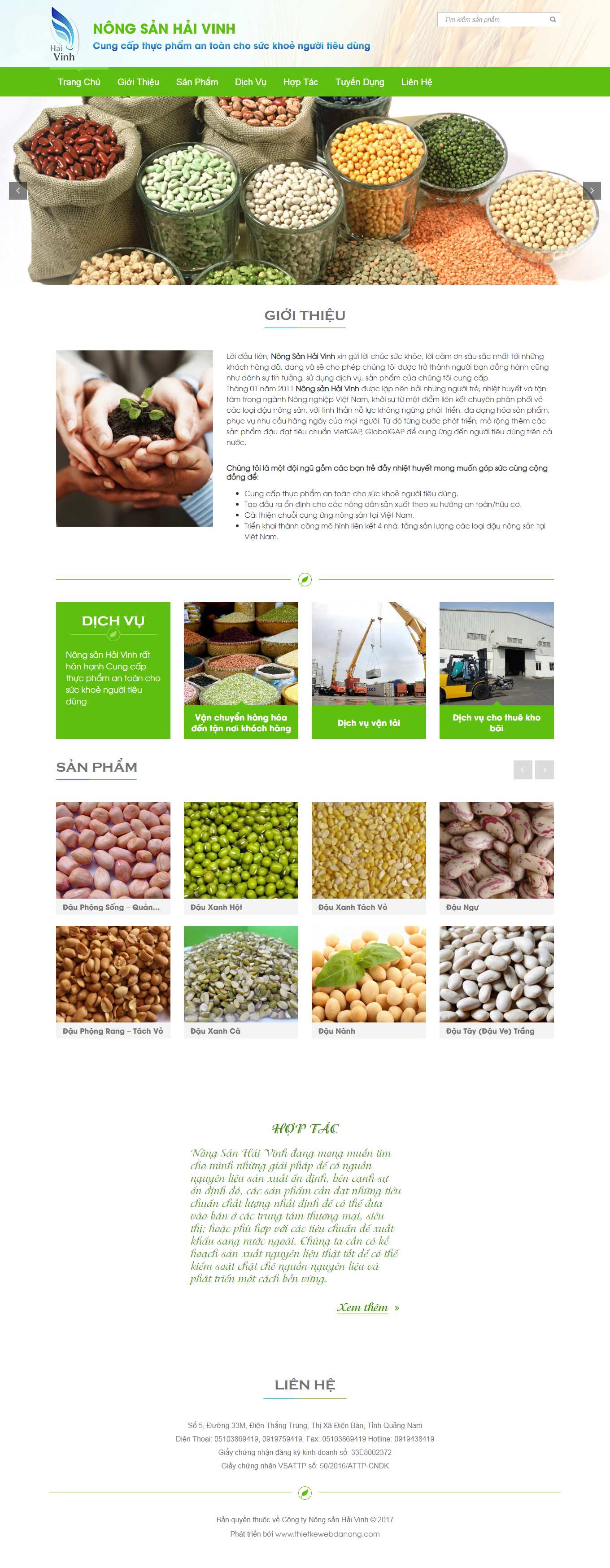 [thaphimex] Thiết kế Website Web nông sản - haivinhvn