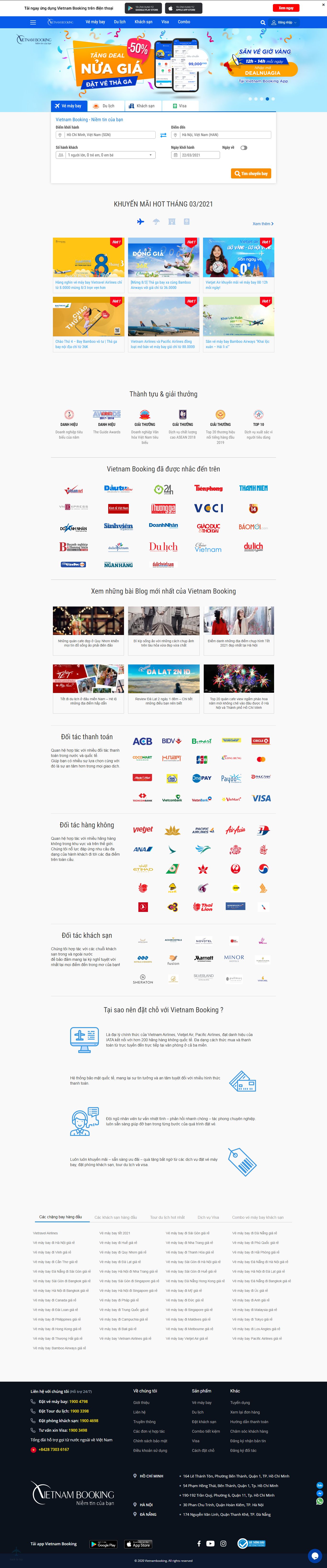 [hanoicert] Thiết kế Website Web công ty - wwwvietnambookingcom