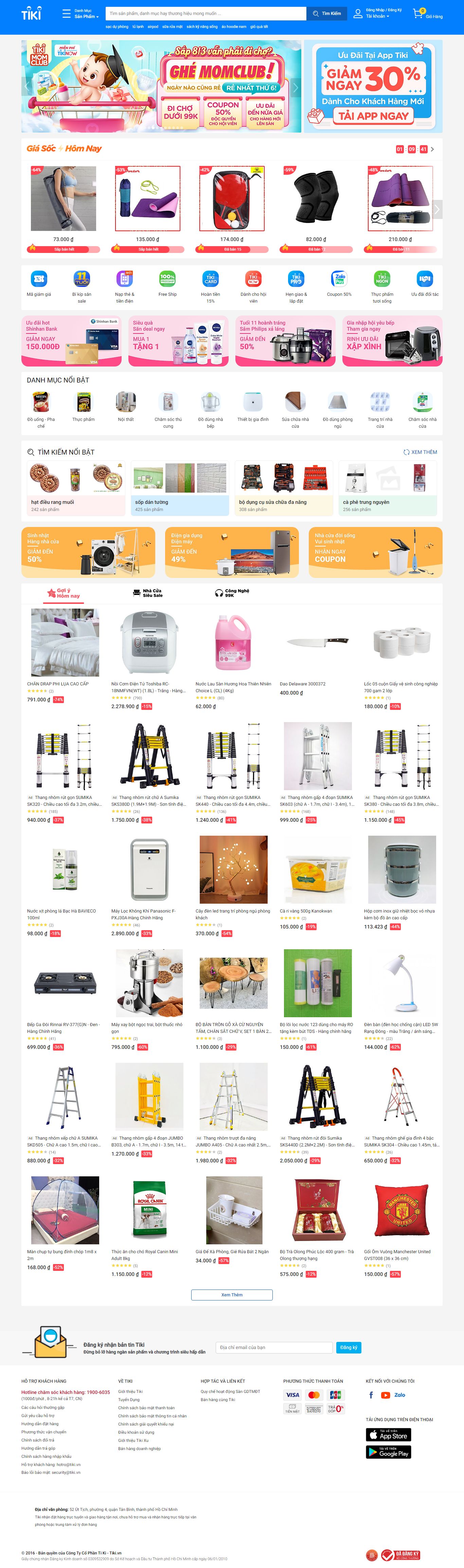 [kstore] Thiết kế Website Web thương mại điện tử - tikivn