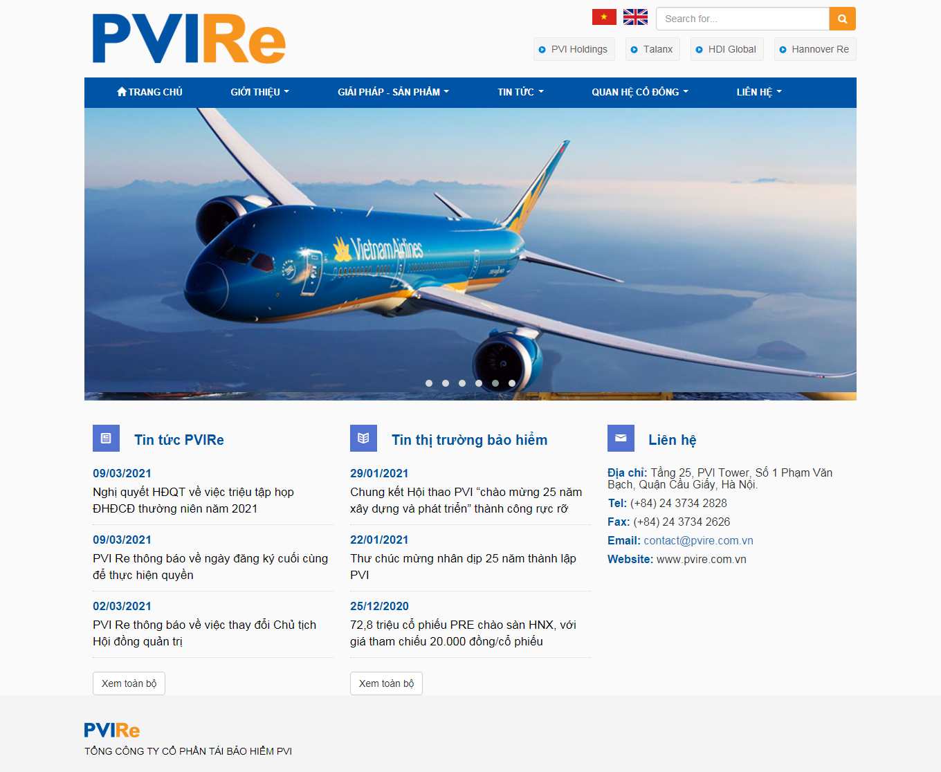 [baohiemmanulifevn] Thiết kế Website Web bảo hiểm - wwwpvirecomvn