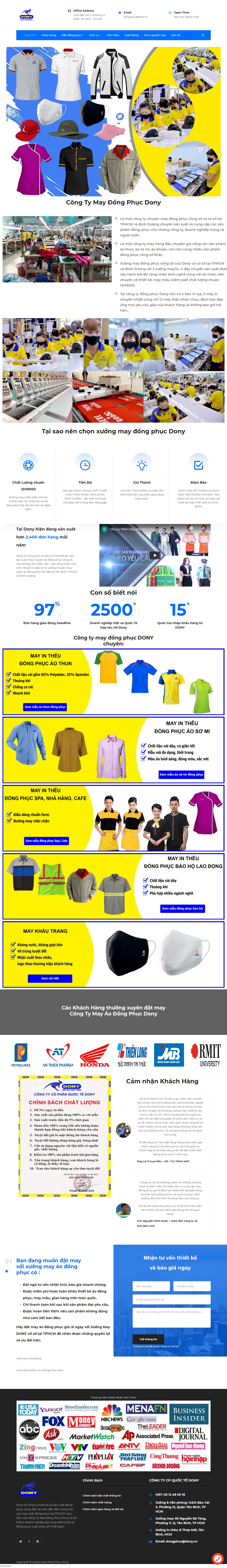 [dongphuctanphuong] Thiết kế Website Web giá rẻ - dongphucdonyvn