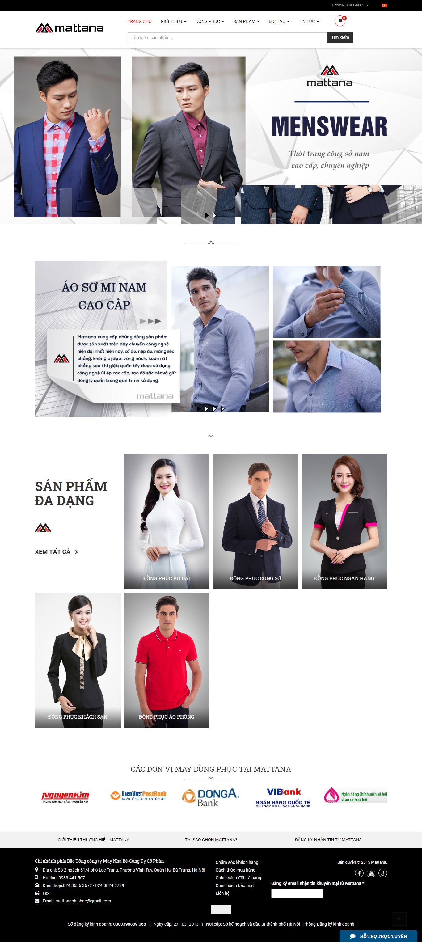 [dongphuctanphuong] Thiết kế Website Web giá rẻ - dongphucmattanavn