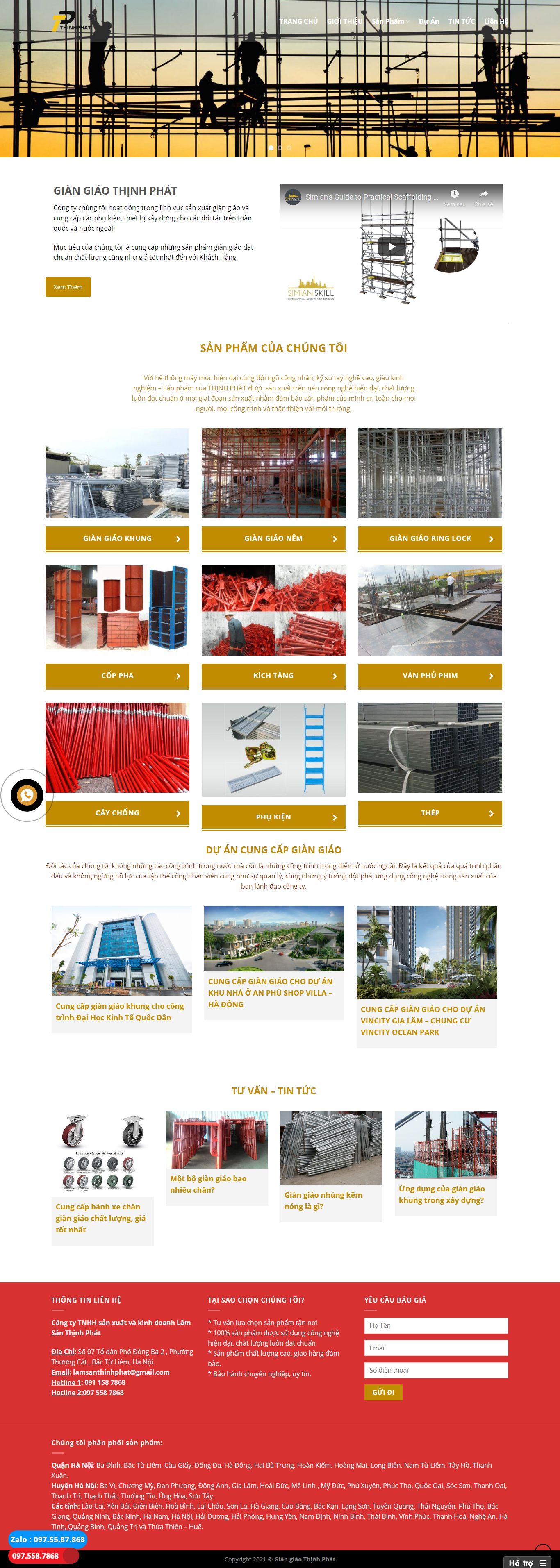 [delta] Thiết kế Website Web dịch vụ - giangiaothinhphatvn