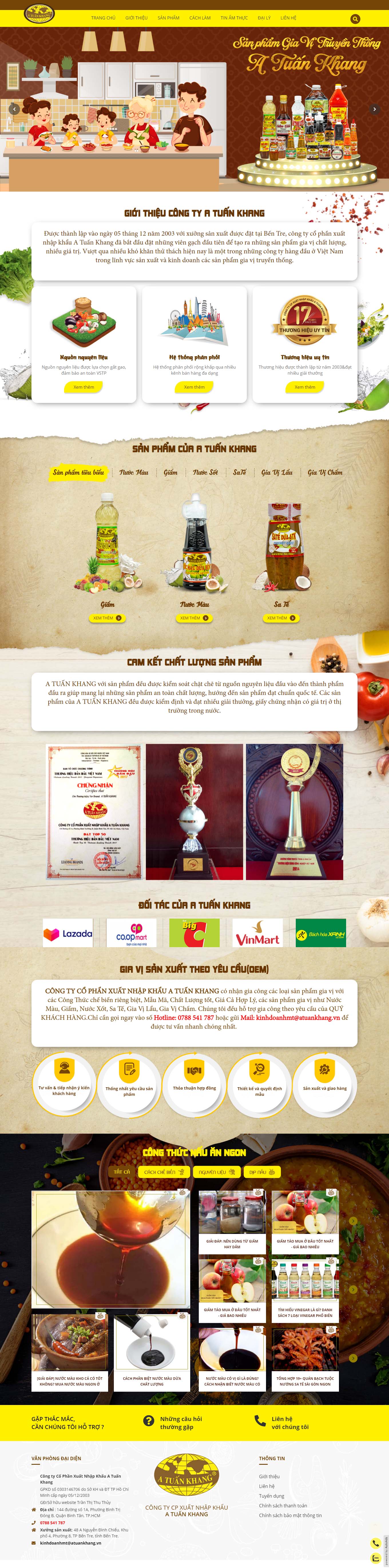 [banhn] Thiết kế Website Web bán bánh cốm - atuankhangvn