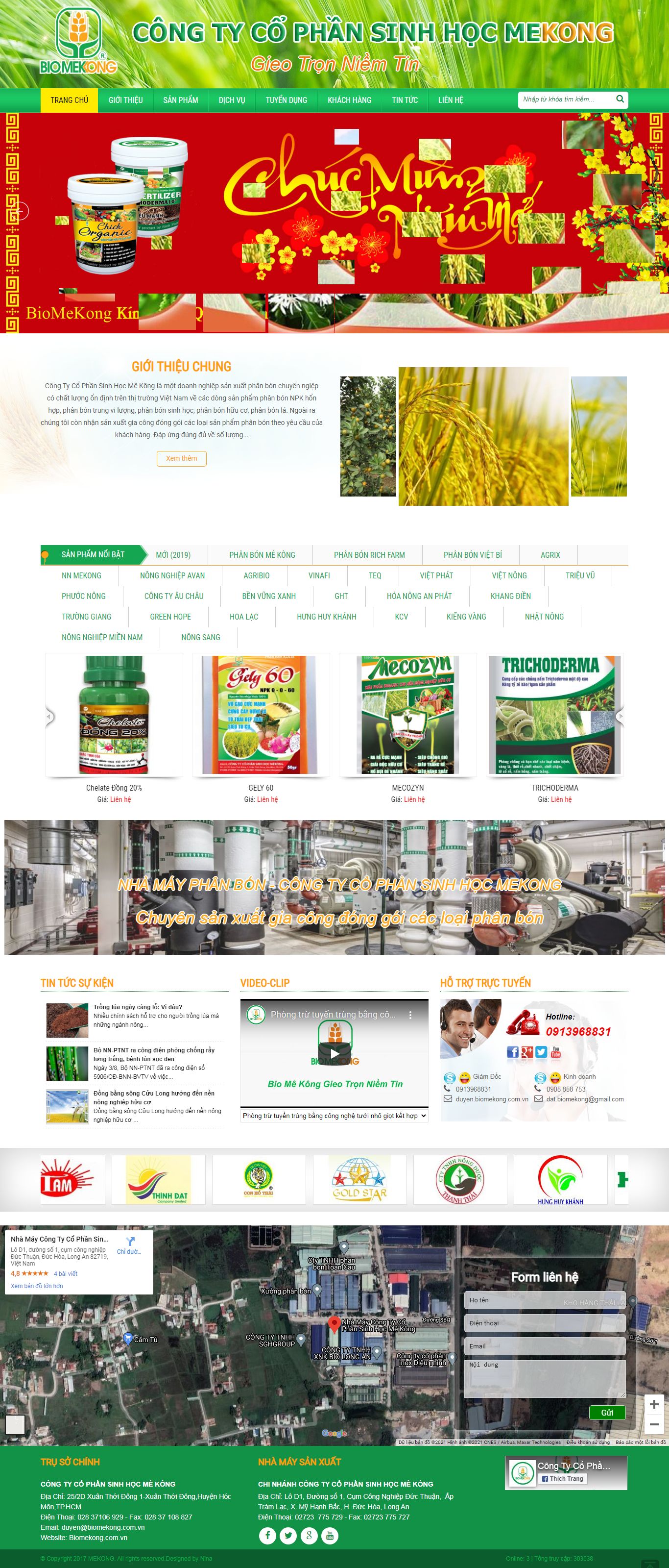 [linhkienhadong] Thiết kế Website Web theo yêu cầu - biomekongcomvn