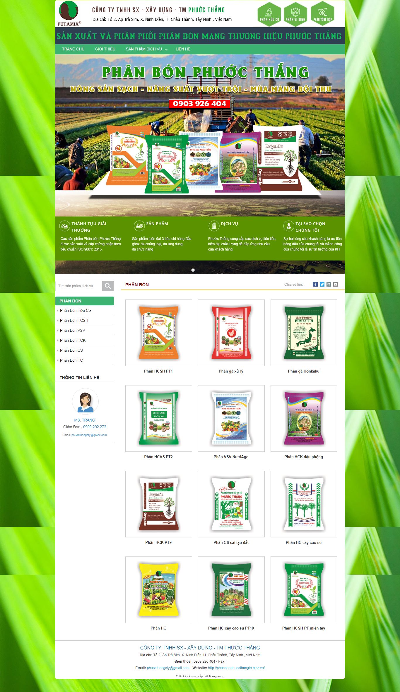 [linhkienhadong] Thiết kế Website Web theo yêu cầu - phanbonphuocthangtnbizzvn