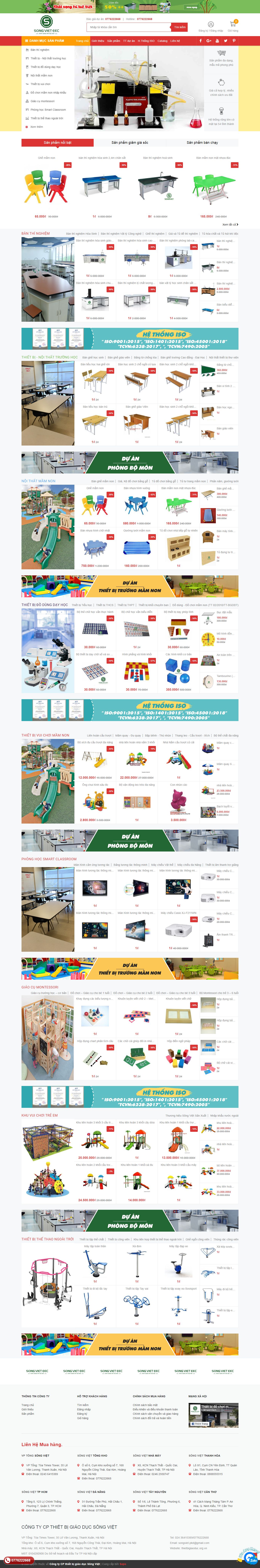 [growgreen] Thiết kế Website Web giáo dục - thietbigiaoducorgvn