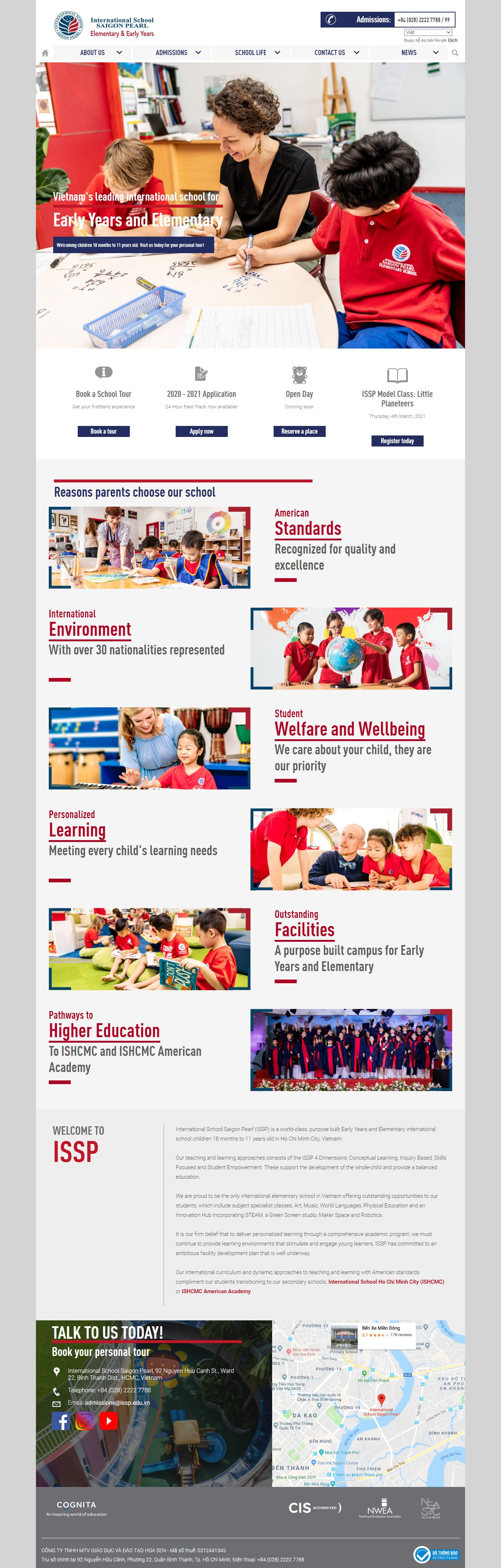 [growgreen] Thiết kế Website Web giáo dục - wwwisspeduvn