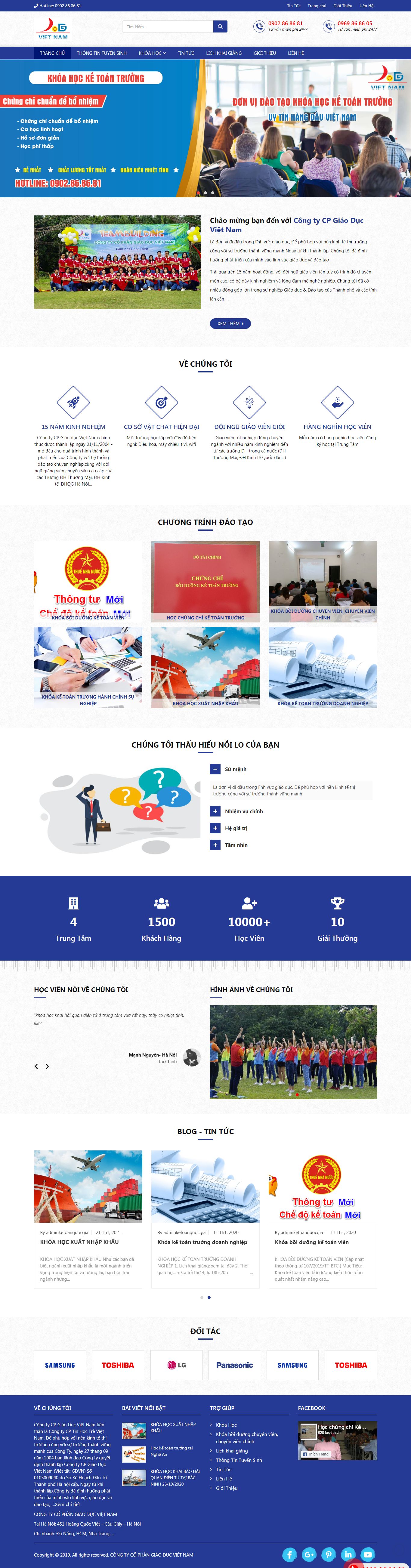 [growgreen] Thiết kế Website Web giáo dục - ketoanquocgianet