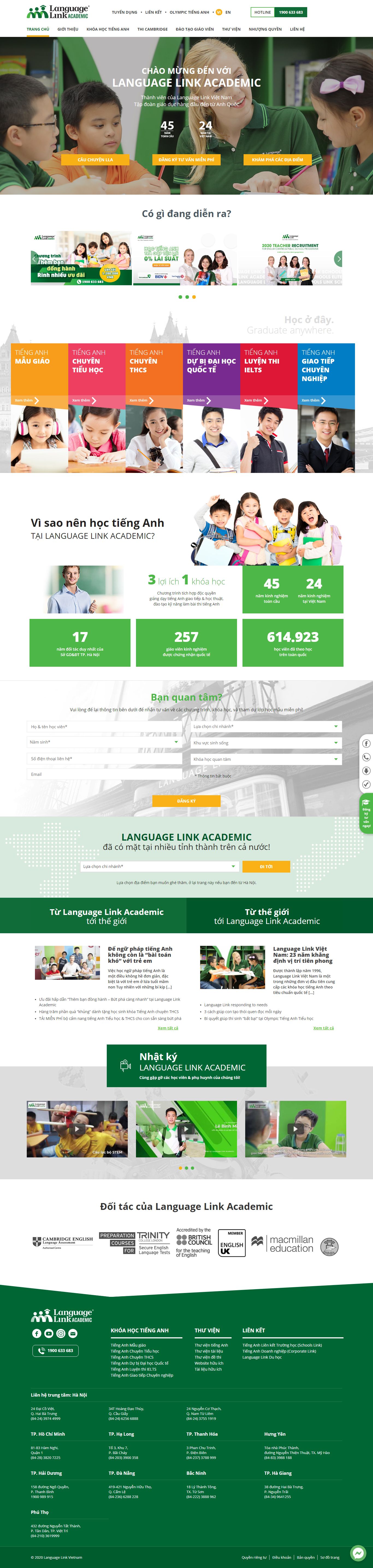 [baosongngu] Thiết kế Website Web học tiếng anh - llveduvn