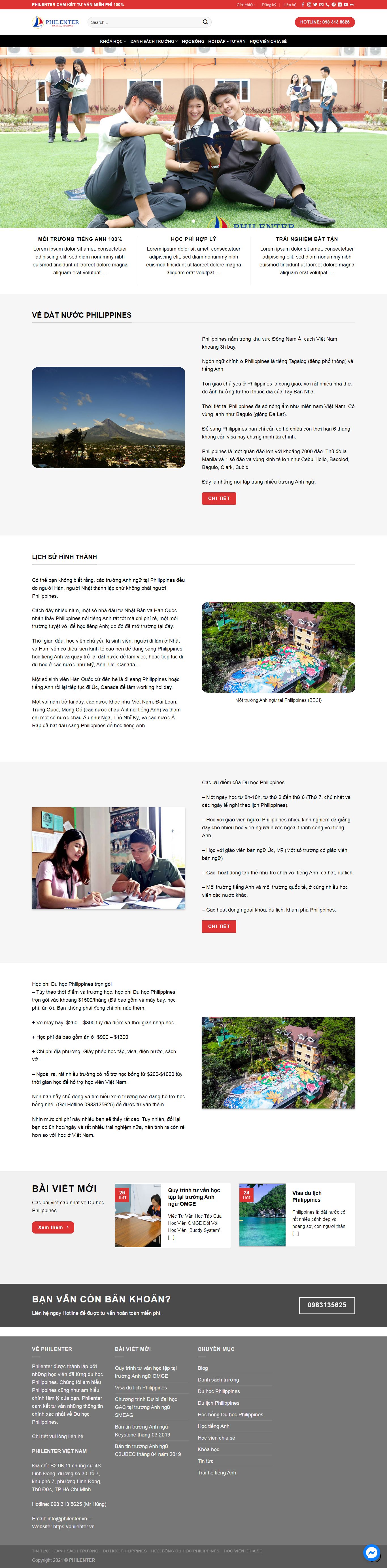 [baosongngu] Thiết kế Website Web học tiếng anh - philentervn