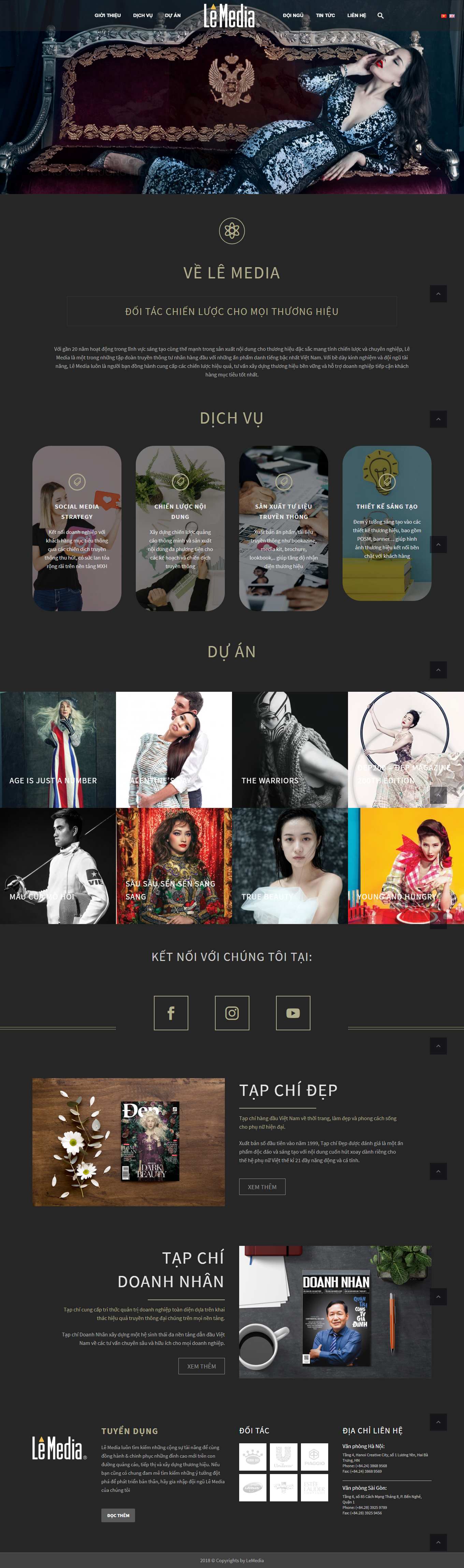 [jns] Thiết kế Website Web tạp chí - lemediavn