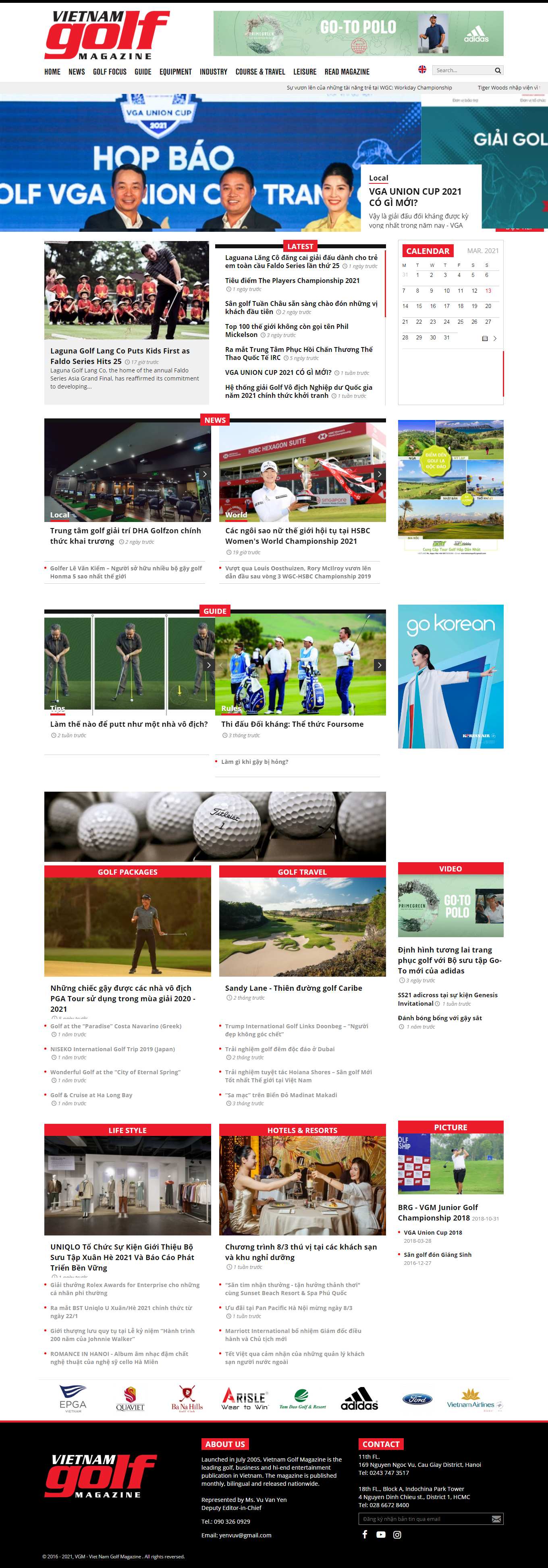 [jns] Thiết kế Website Web tạp chí - vietnamgolfmagazinenet