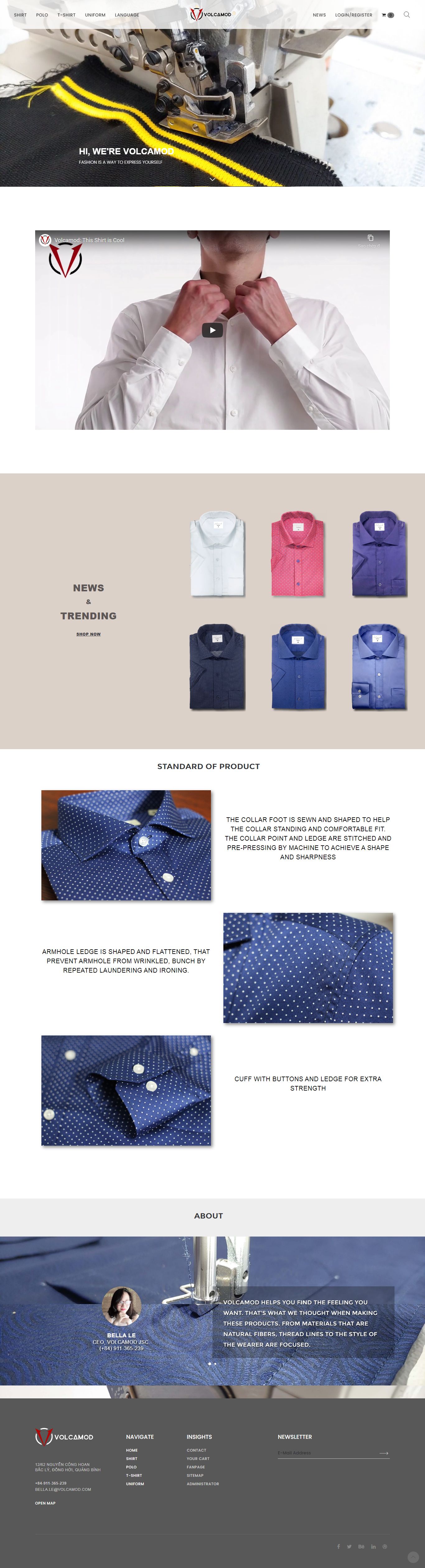 [beyeuthuong] Thiết kế Website Web thời trang trẻ em - fashionvolcamodcom