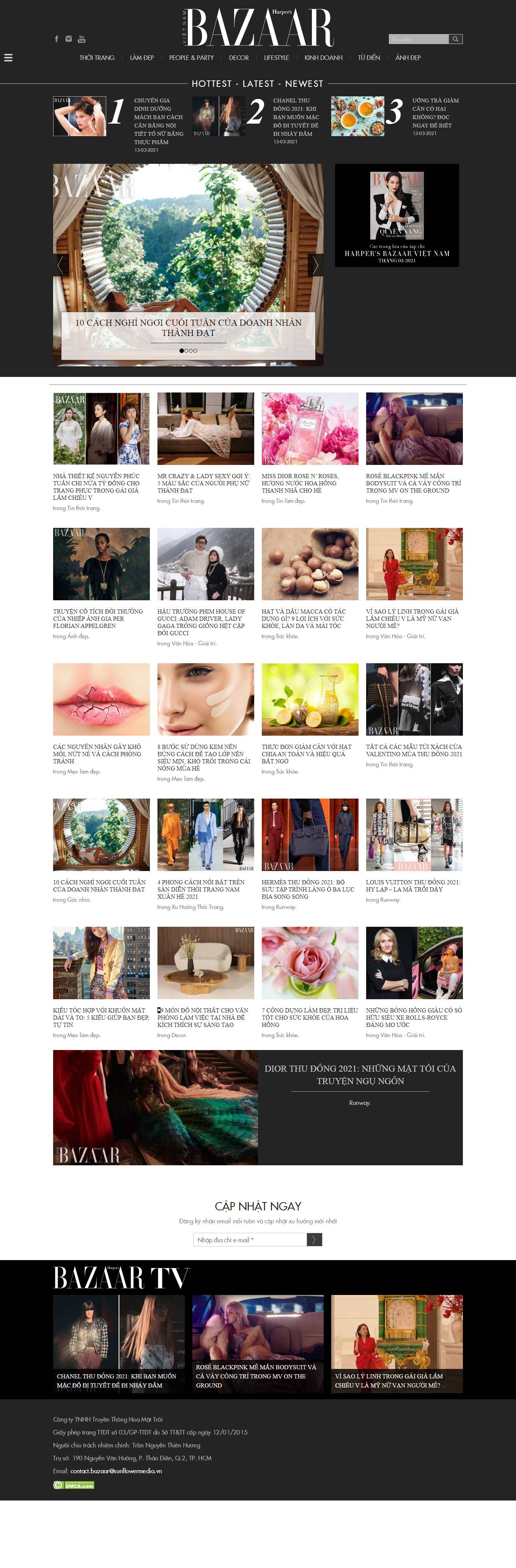 [jns] Thiết kế Website Web tạp chí - bazaarvietnamvn