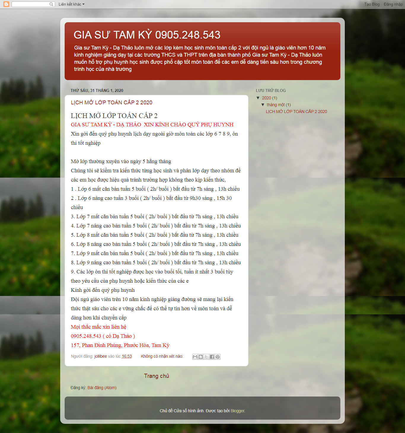 [giasuminhtam] Thiết kế Website Web gia sư - giasudathaoblogspotcom