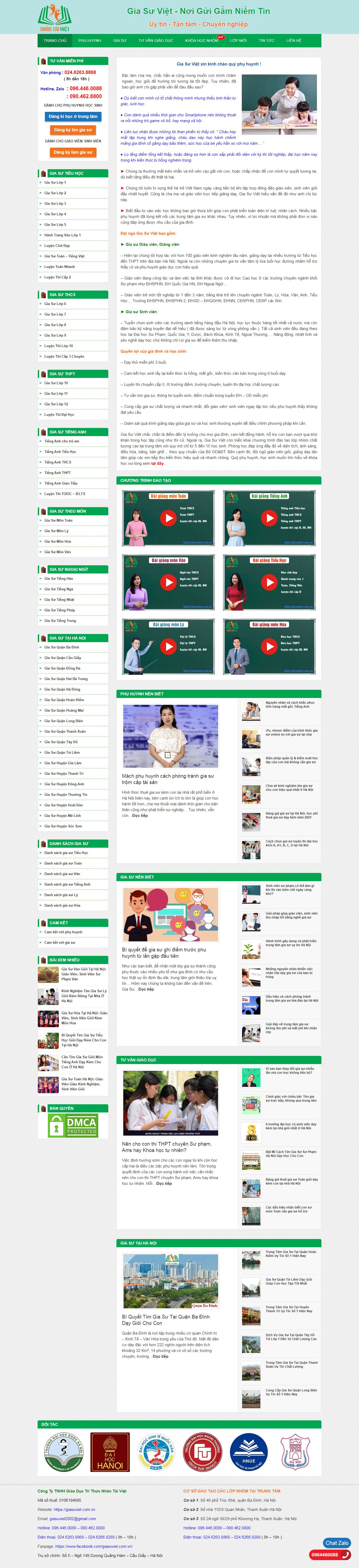 [giasuminhtam] Thiết kế Website Web gia sư - giasuvietcomvn