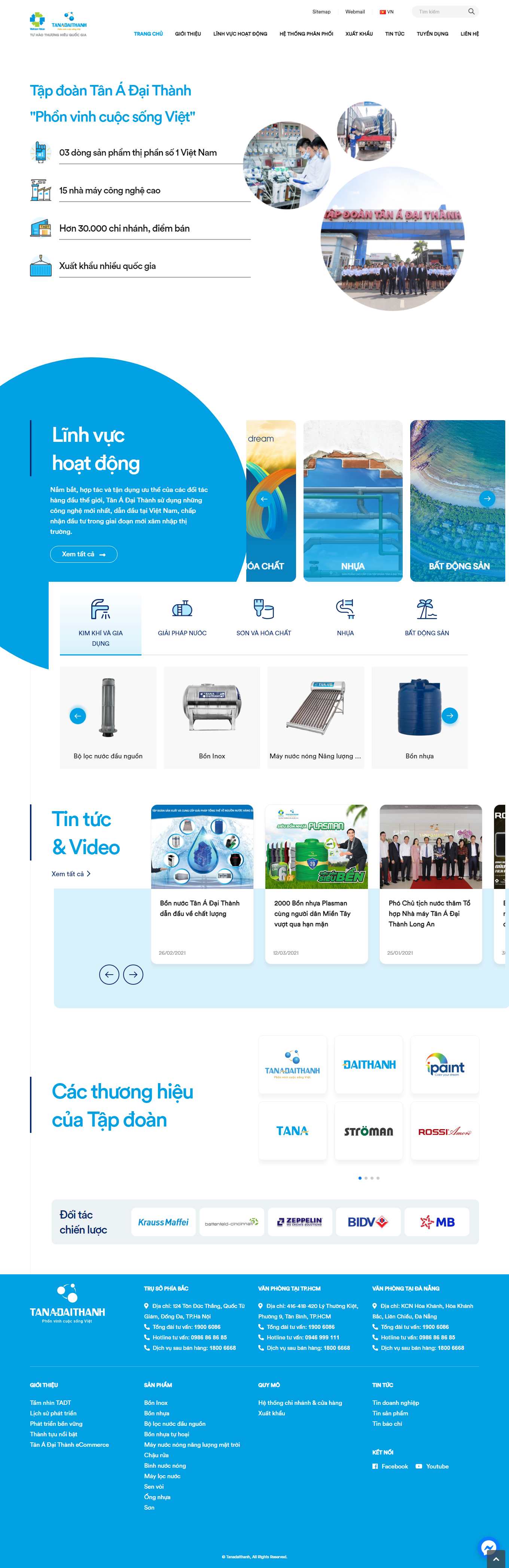 [dahaco] Thiết kế Website Web bán sen vòi - tanadaithanhvn