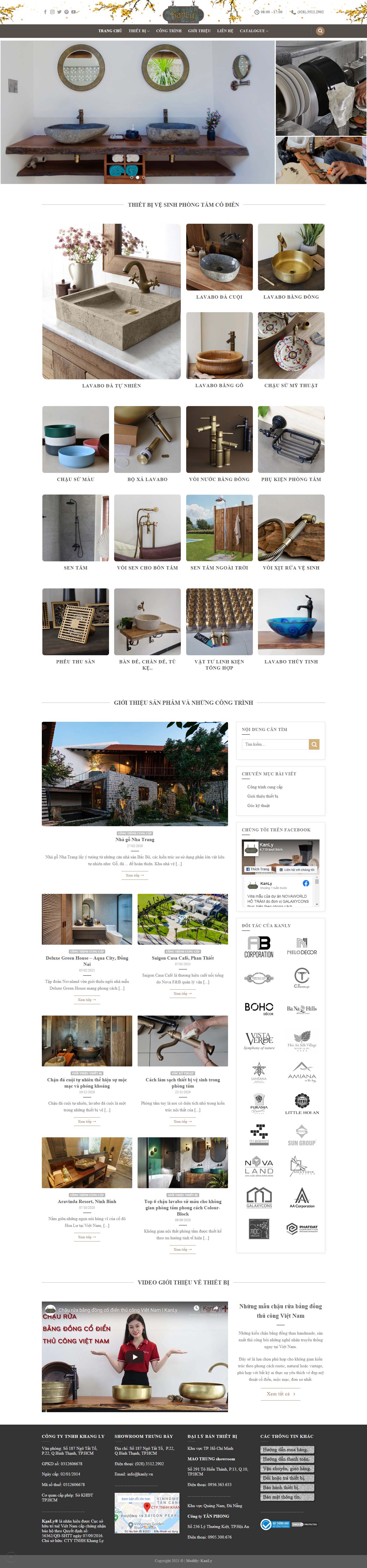 [dahaco] Thiết kế Website Web bán sen vòi - kanlyvn