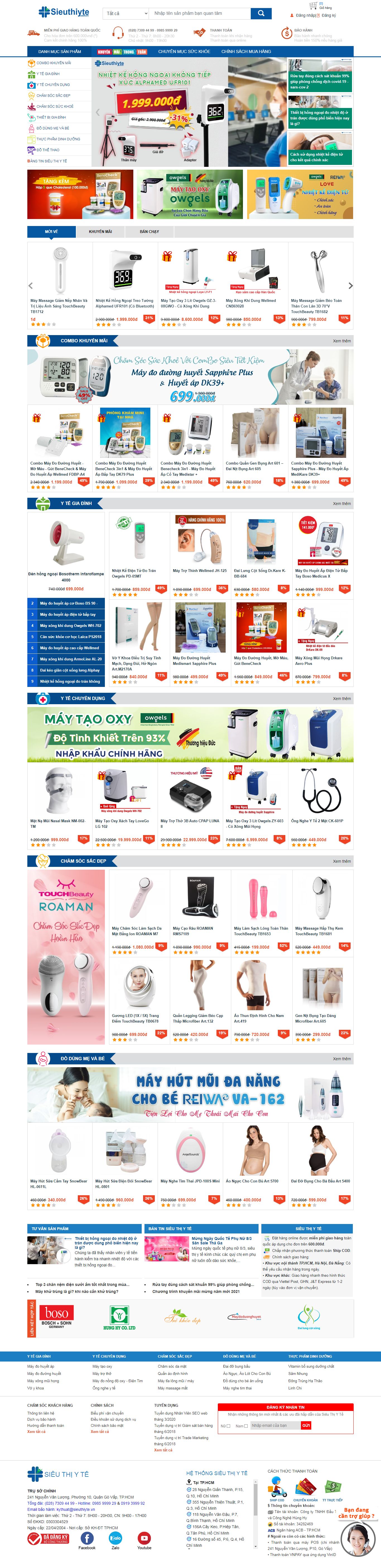 [moh] Thiết kế Website Web y tế - sieuthiytecomvn