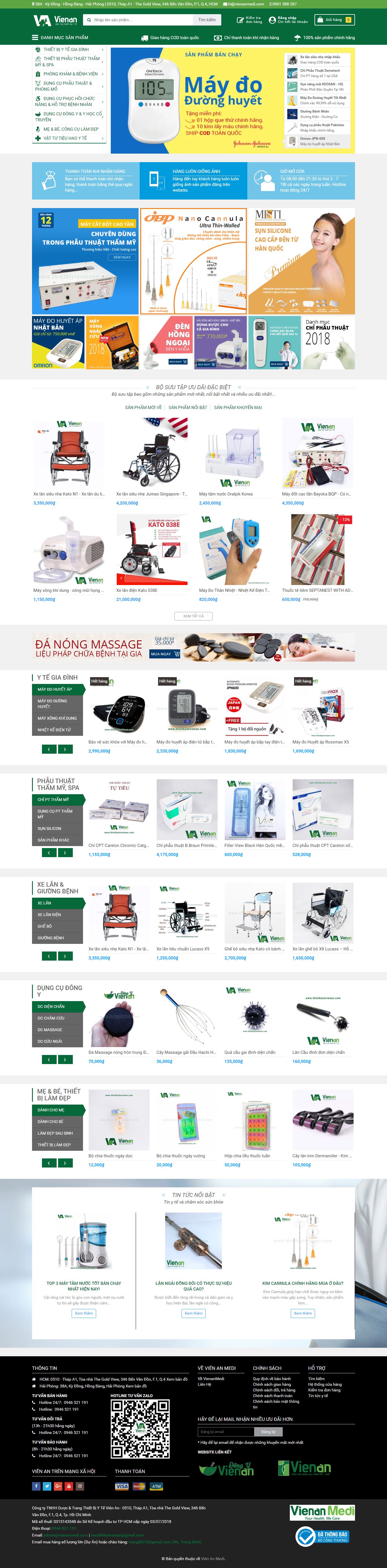 [moh] Thiết kế Website Web y tế - thietbiytevienanvn