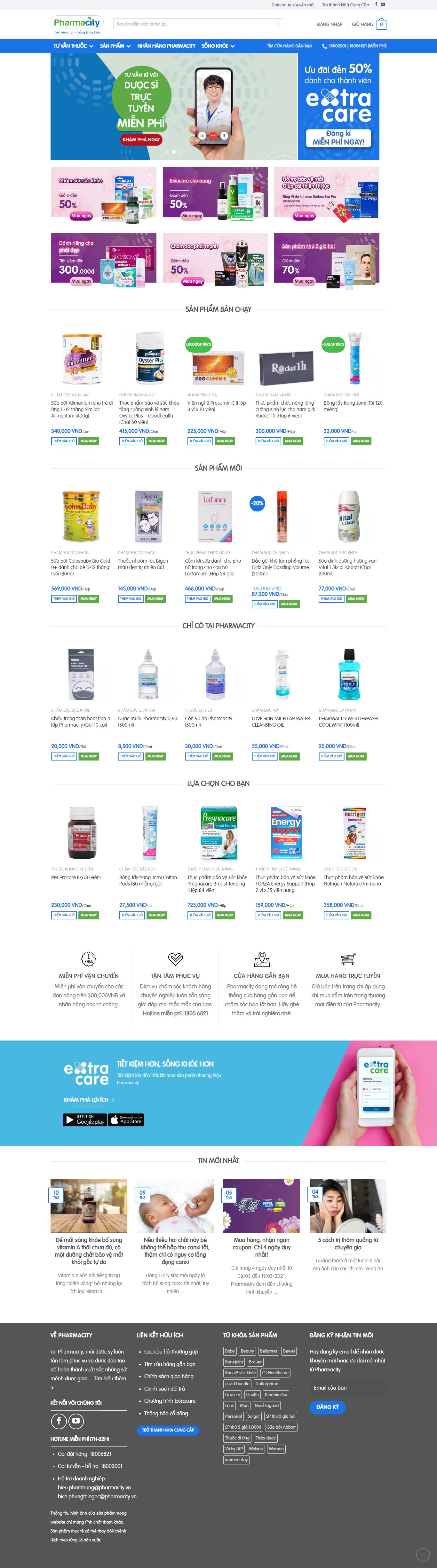 [moh] Thiết kế Website Web y tế - wwwpharmacityvn