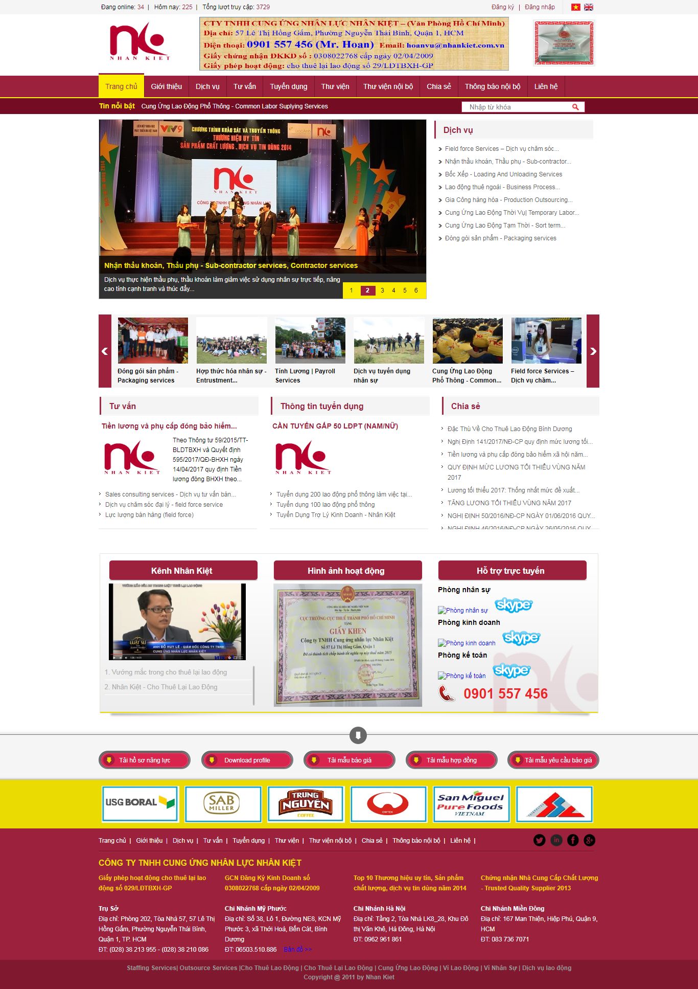 [dichvulaodongthoidai] Thiết kế Website Web việc làm - chothuelaodongvn