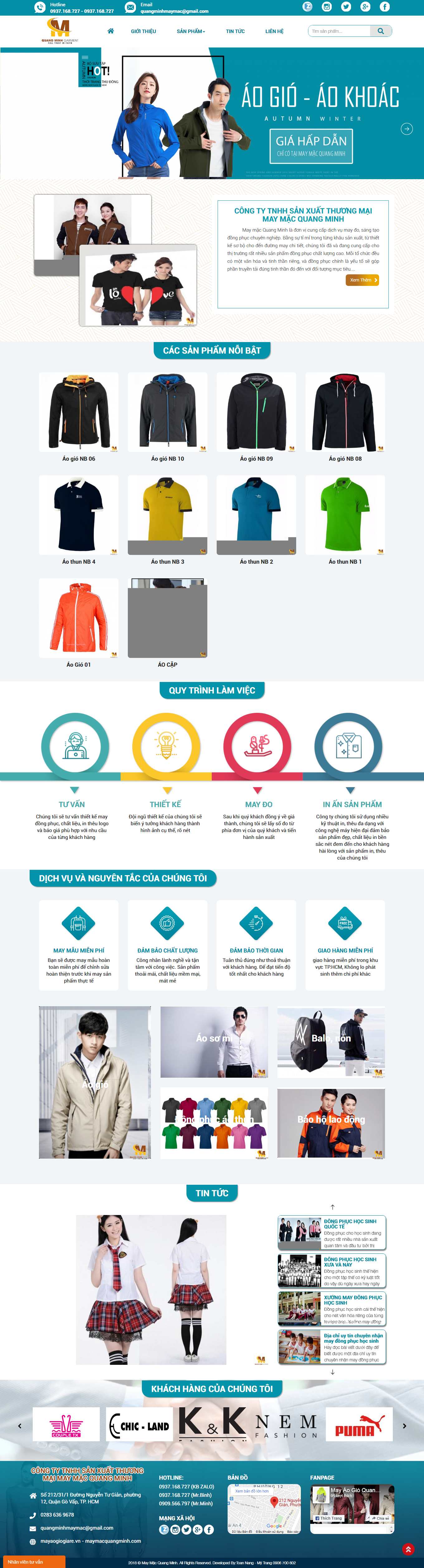 [printstyle] Thiết kế Website Web may áo thun - mayaogiogiarevn