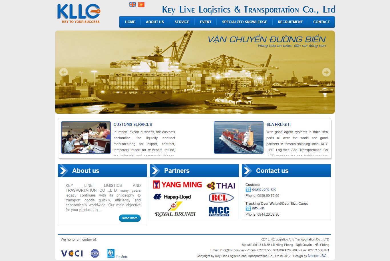 [vantaiatz] Thiết kế Website Web dịch vụ vận tải - kllccomvn